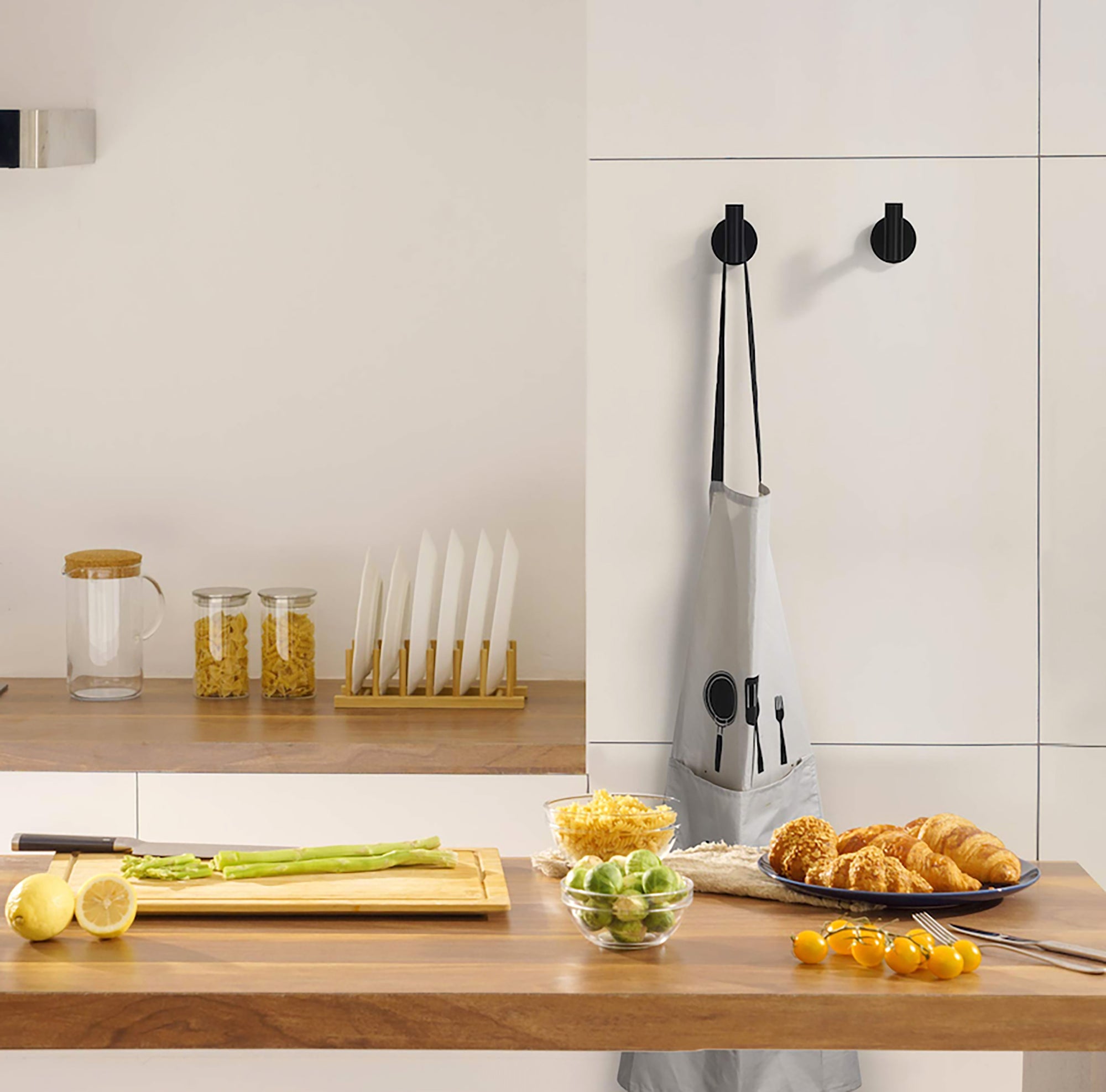 2-Piece Wall Mounted Towel/Robe Hook