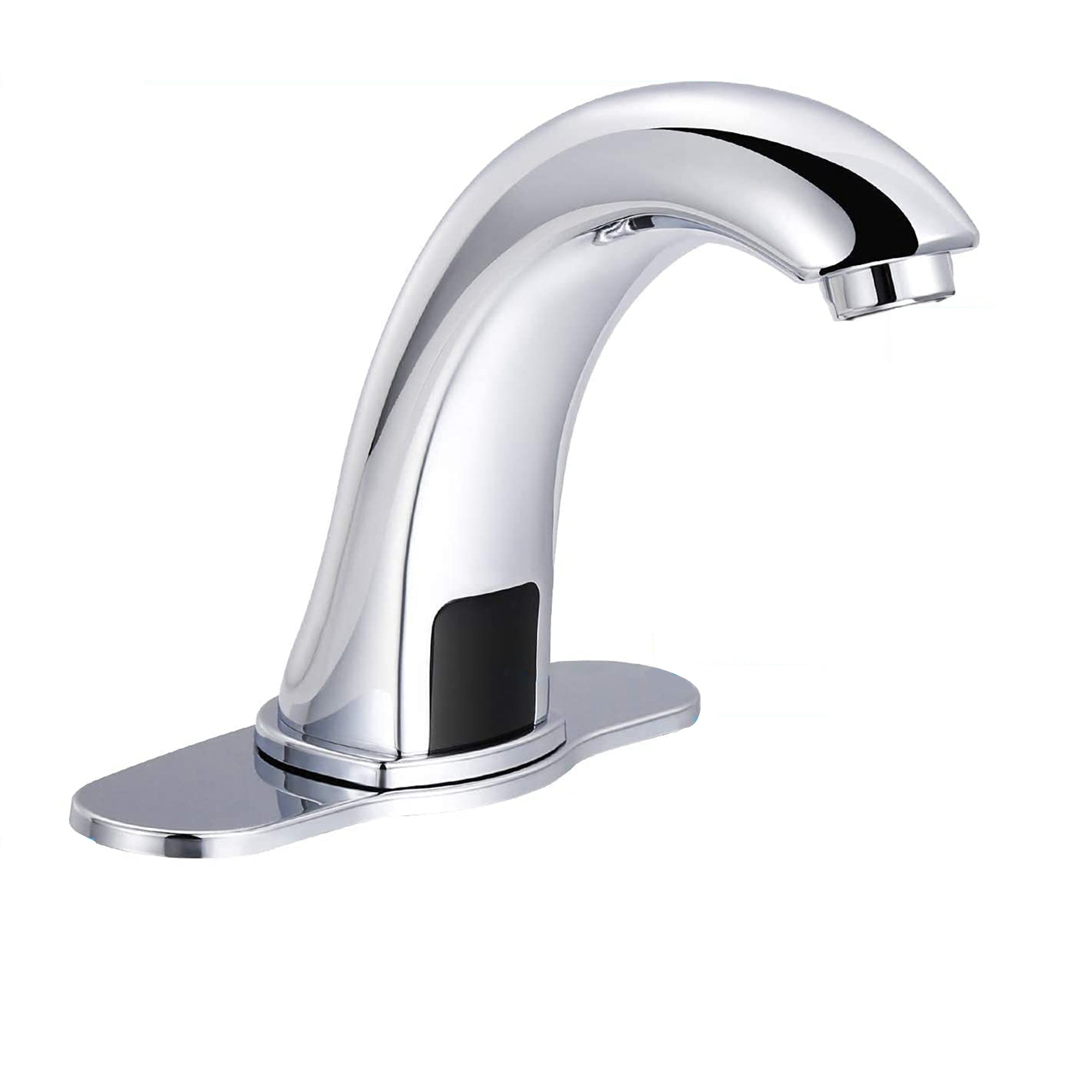 Single Hole Bathroom Faucet with Deck Plate