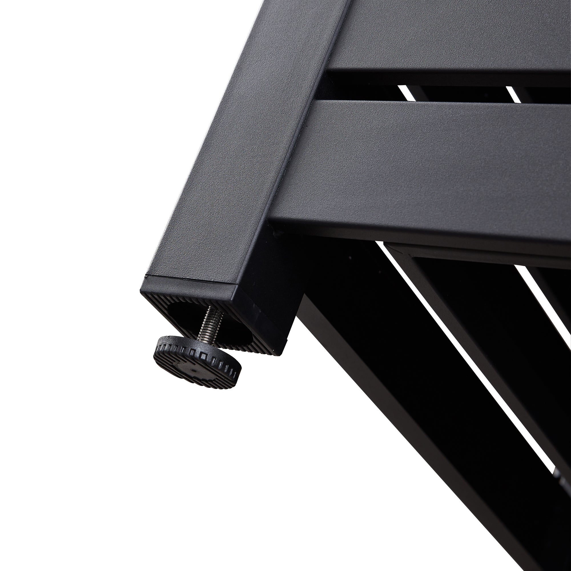 Square Steel Outdoor Fire Pit Table with Adjustable Flame