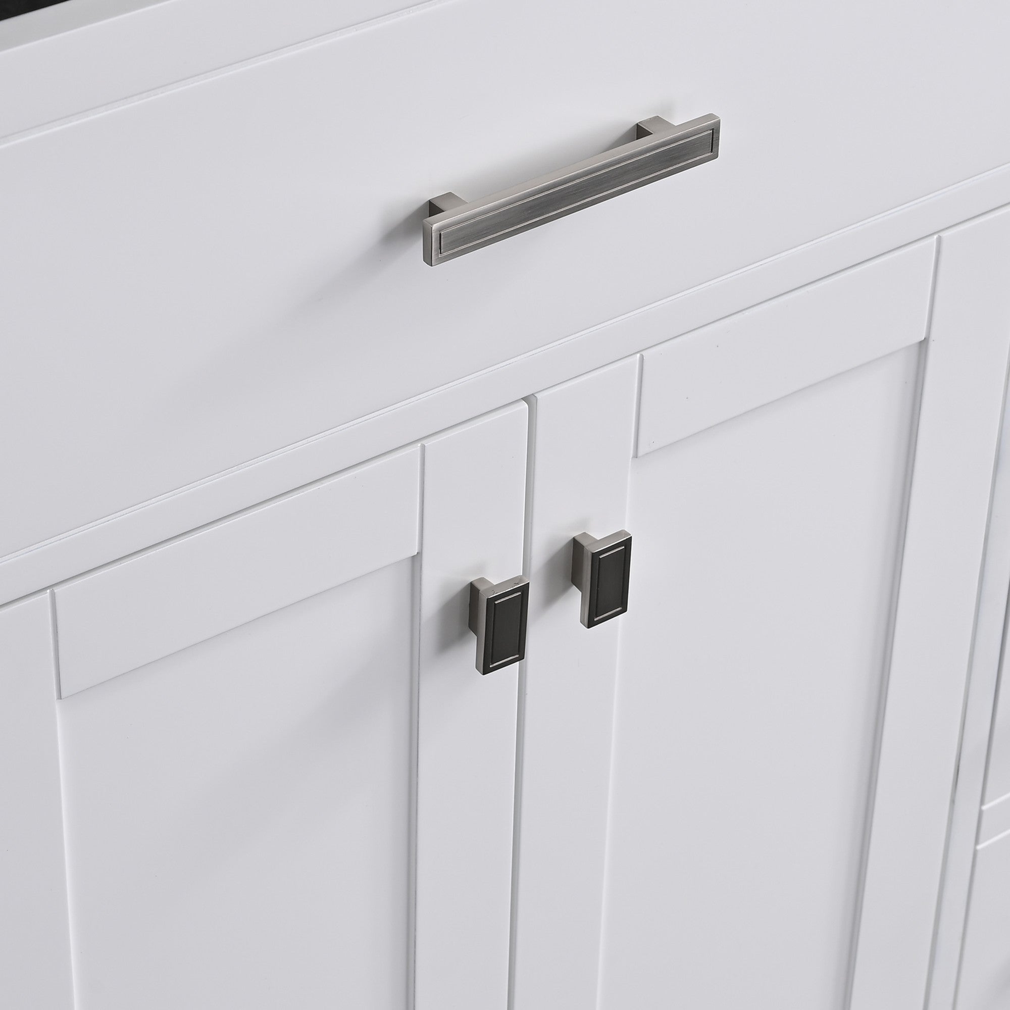 47 Inch Wood Freestanding Bathroom Vanity Base with 2 Doors