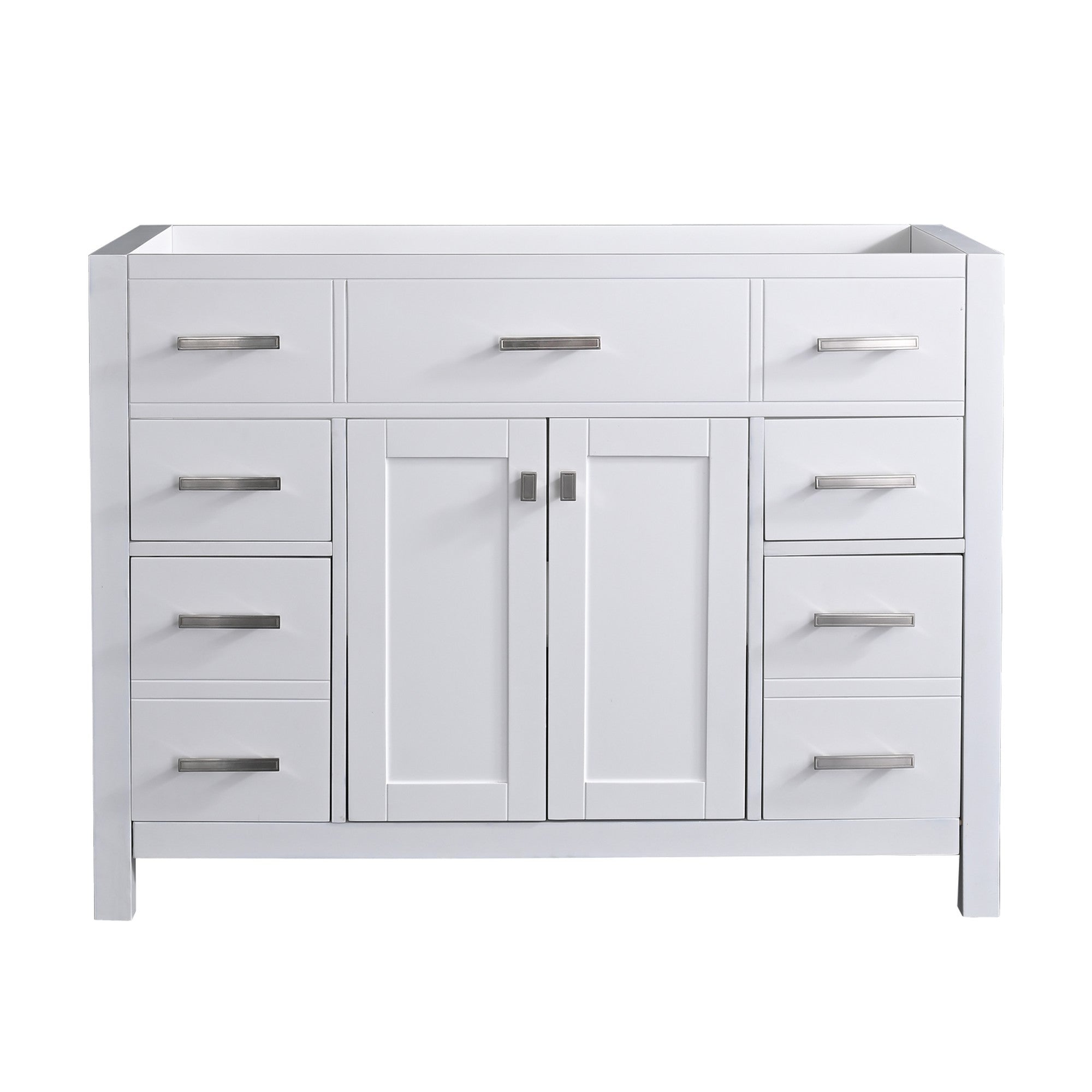 47 Inch Wood Freestanding Bathroom Vanity Base with 2 Doors