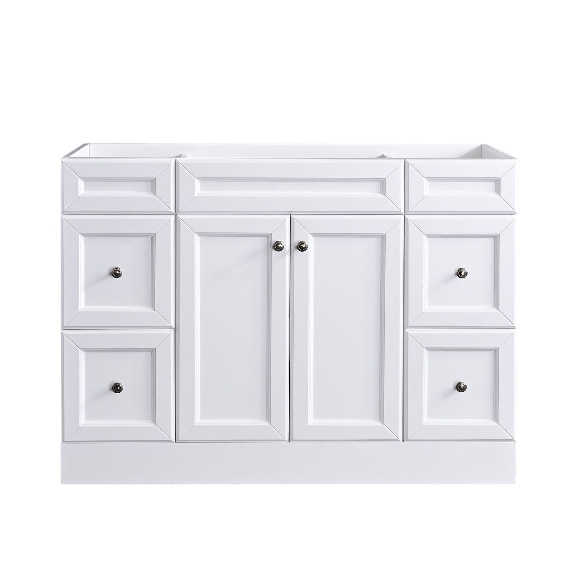 47 Inch Wood Freestanding Bathroom Vanity Base with Drawers