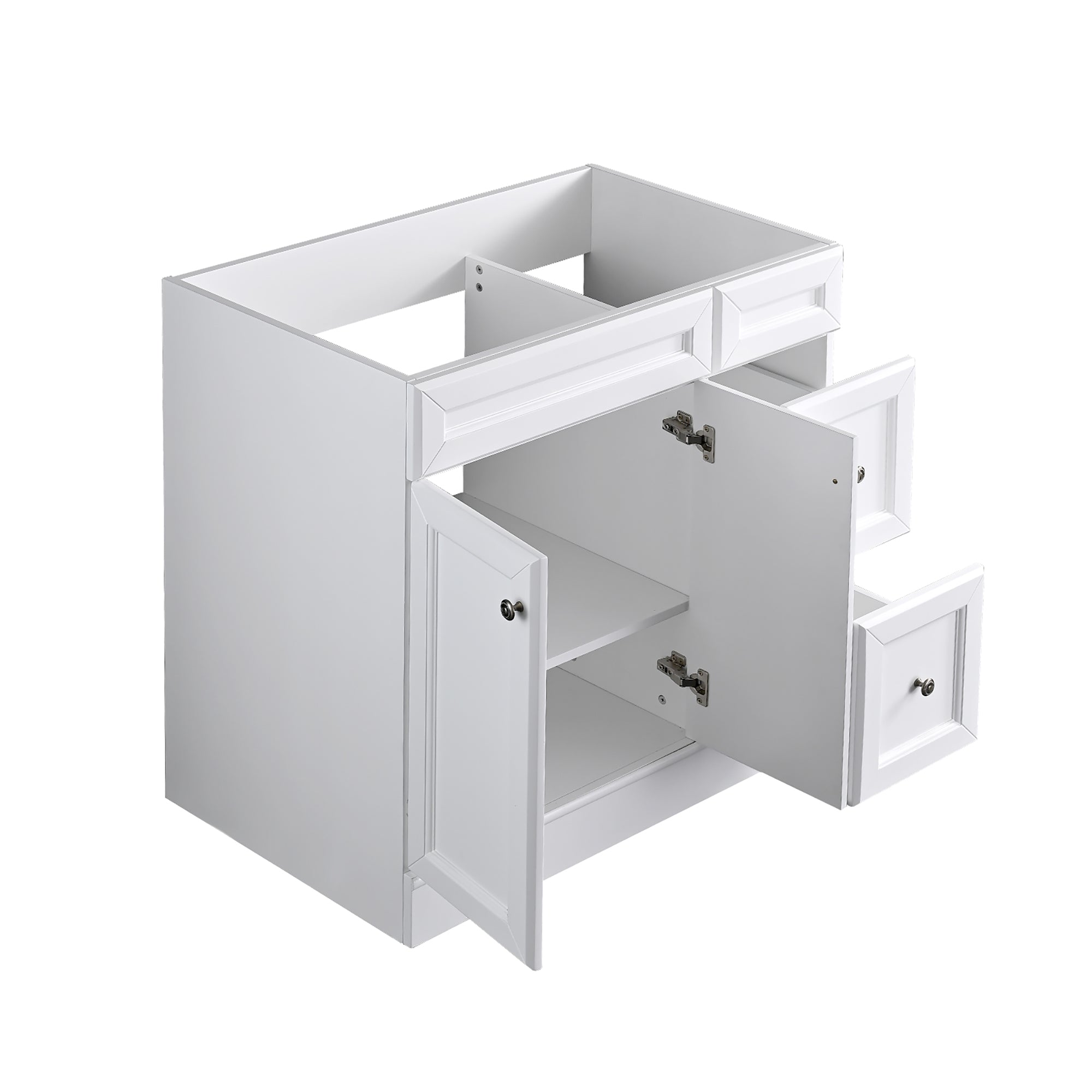36" Single Bathroom Vanity Base with Drawers