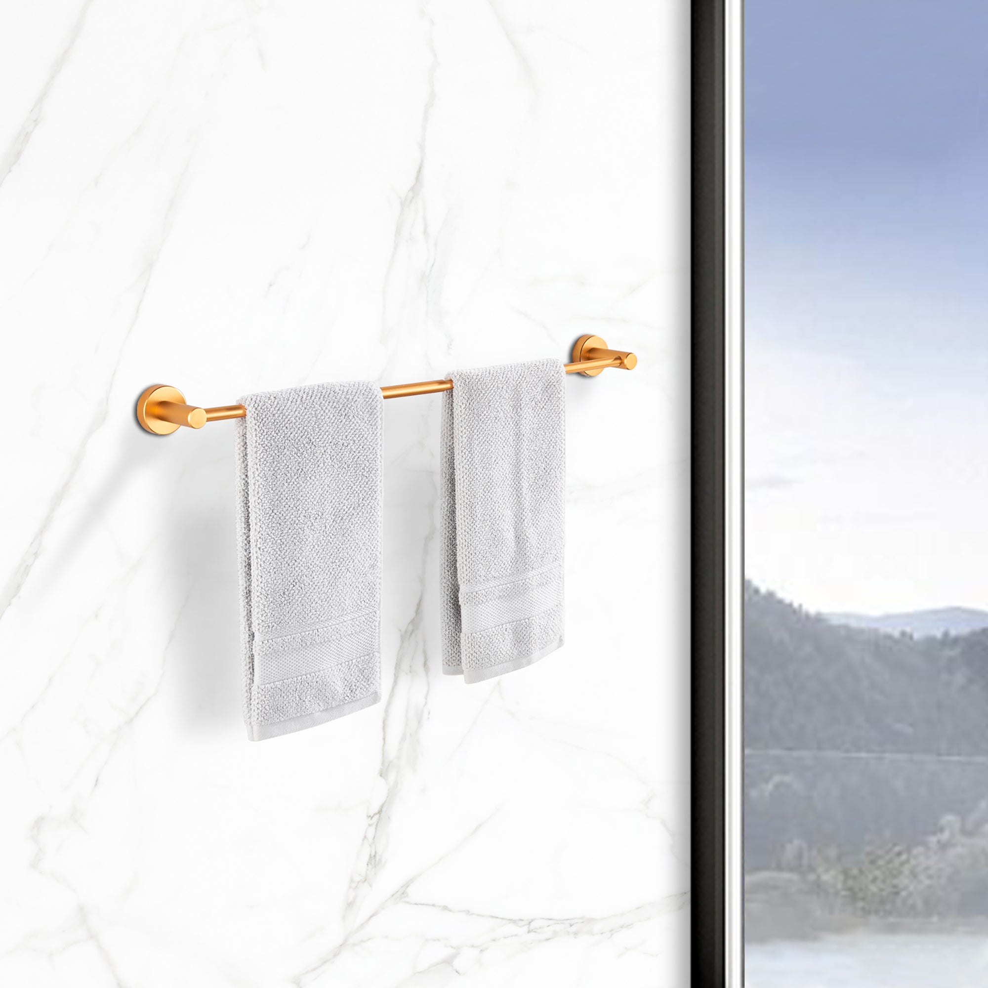 3-piece Wall Mounted Bathroom Hardware Set