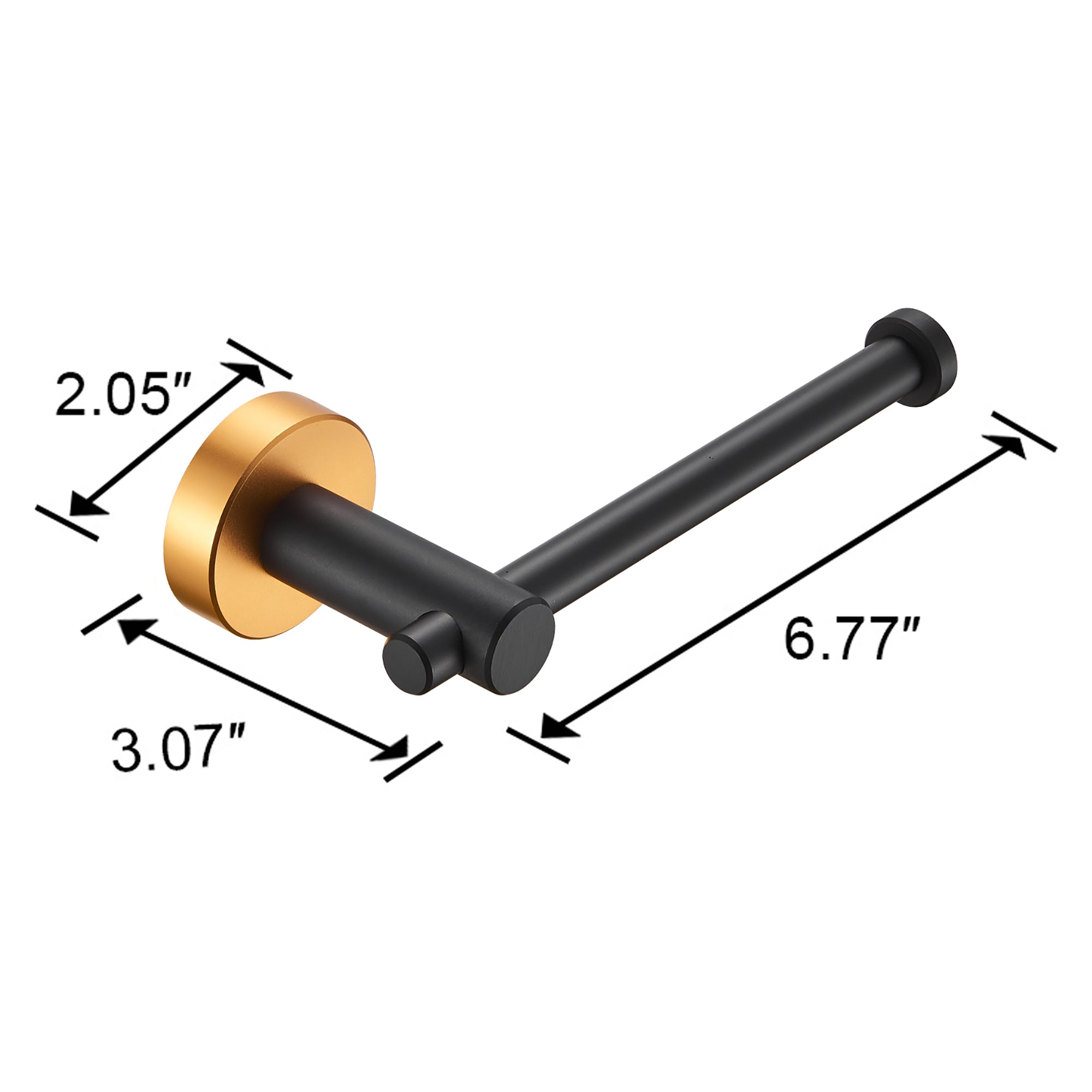 3-piece Wall Mounted Bathroom Hardware Set