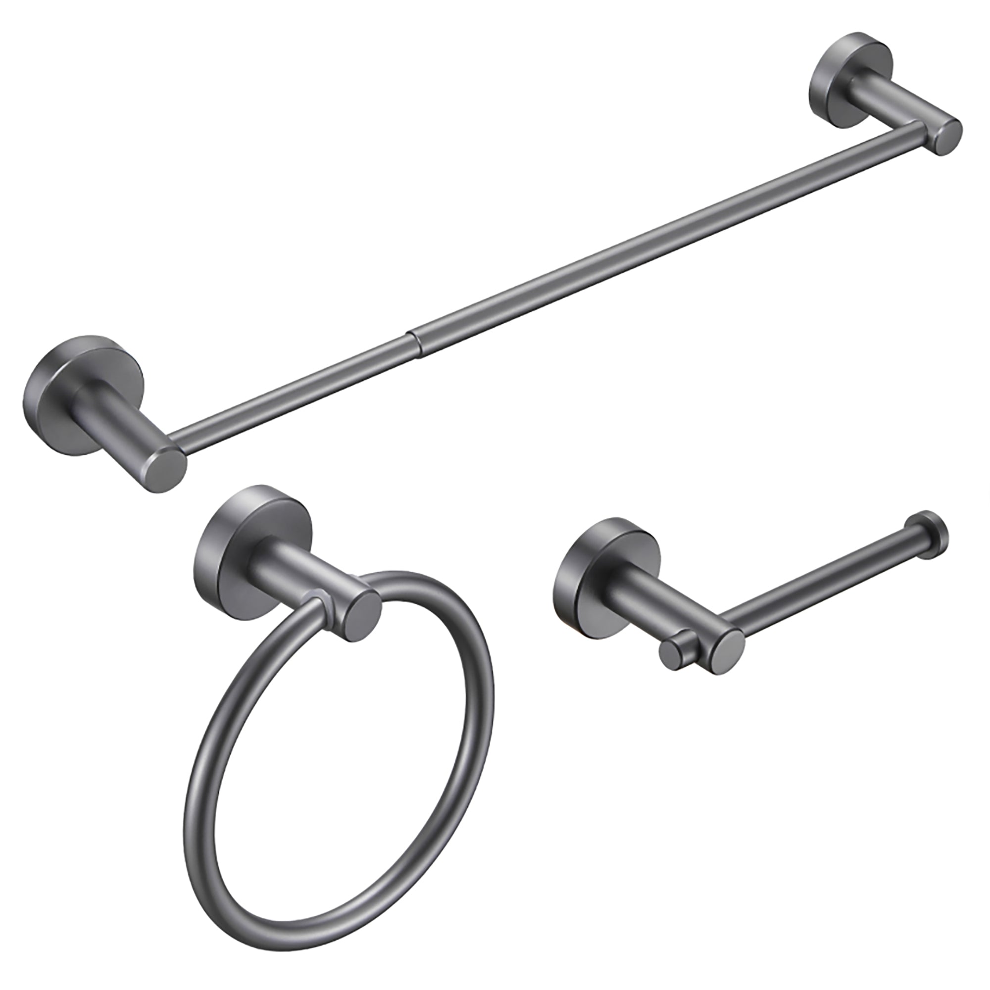 3-piece Wall Mounted Bathroom Hardware Set