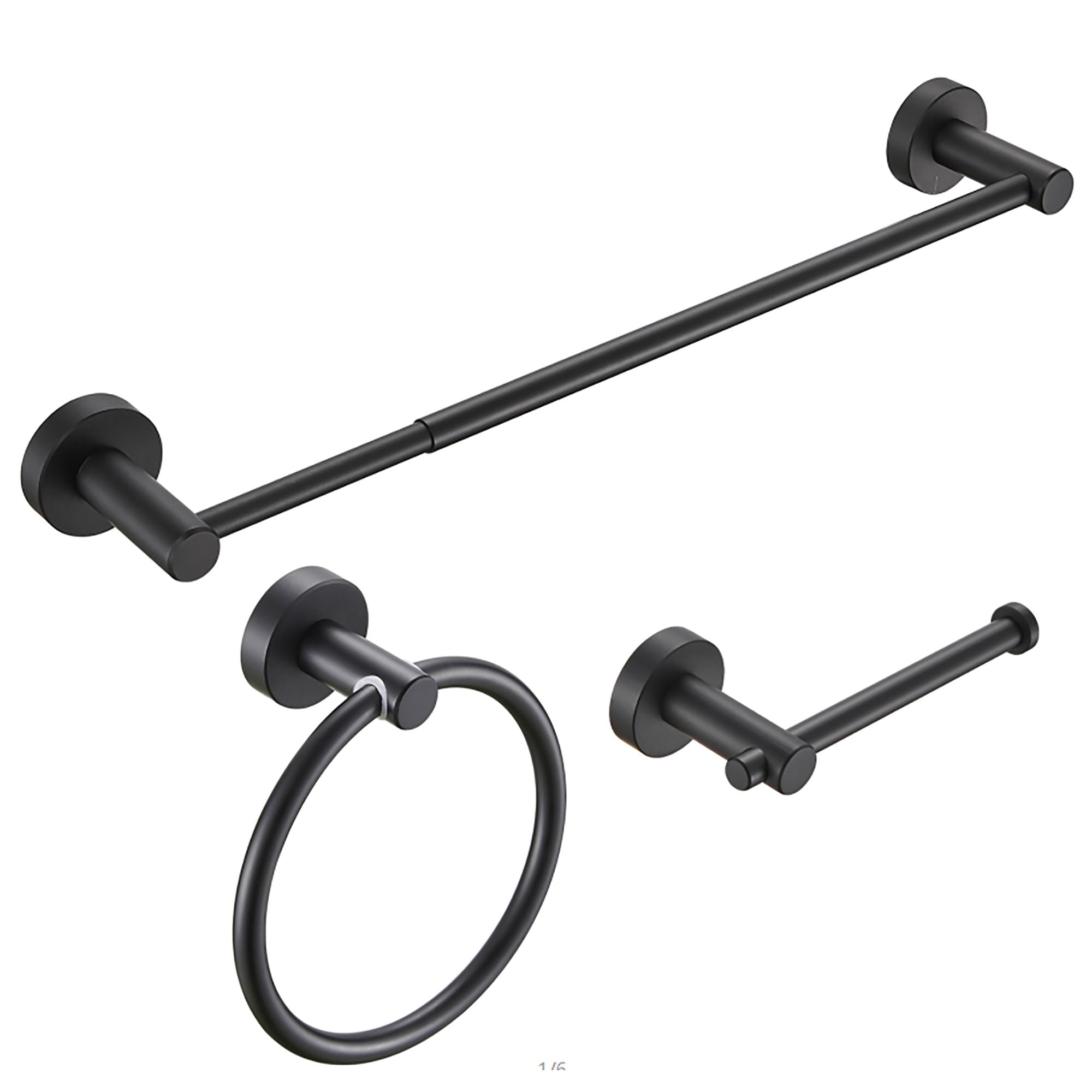 3-piece Wall Mounted Bathroom Hardware Set