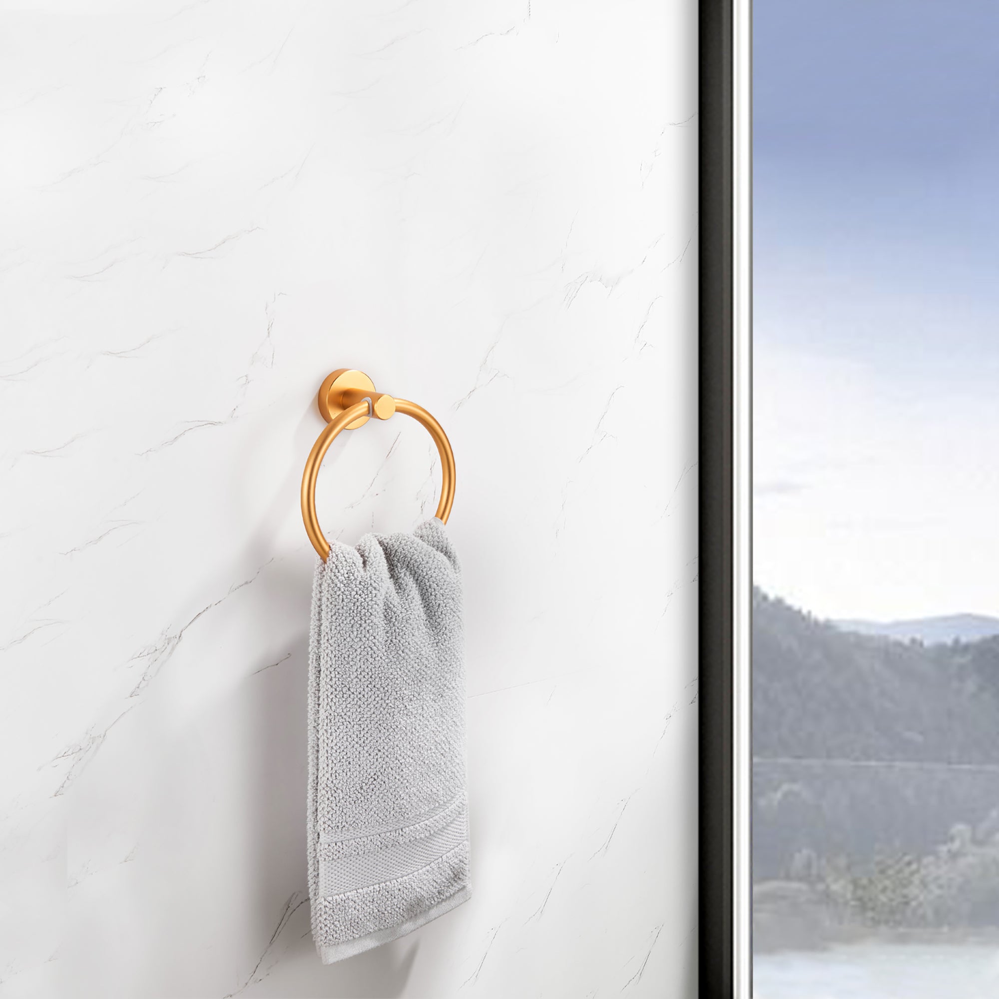 Wall Mounted Towel Ring