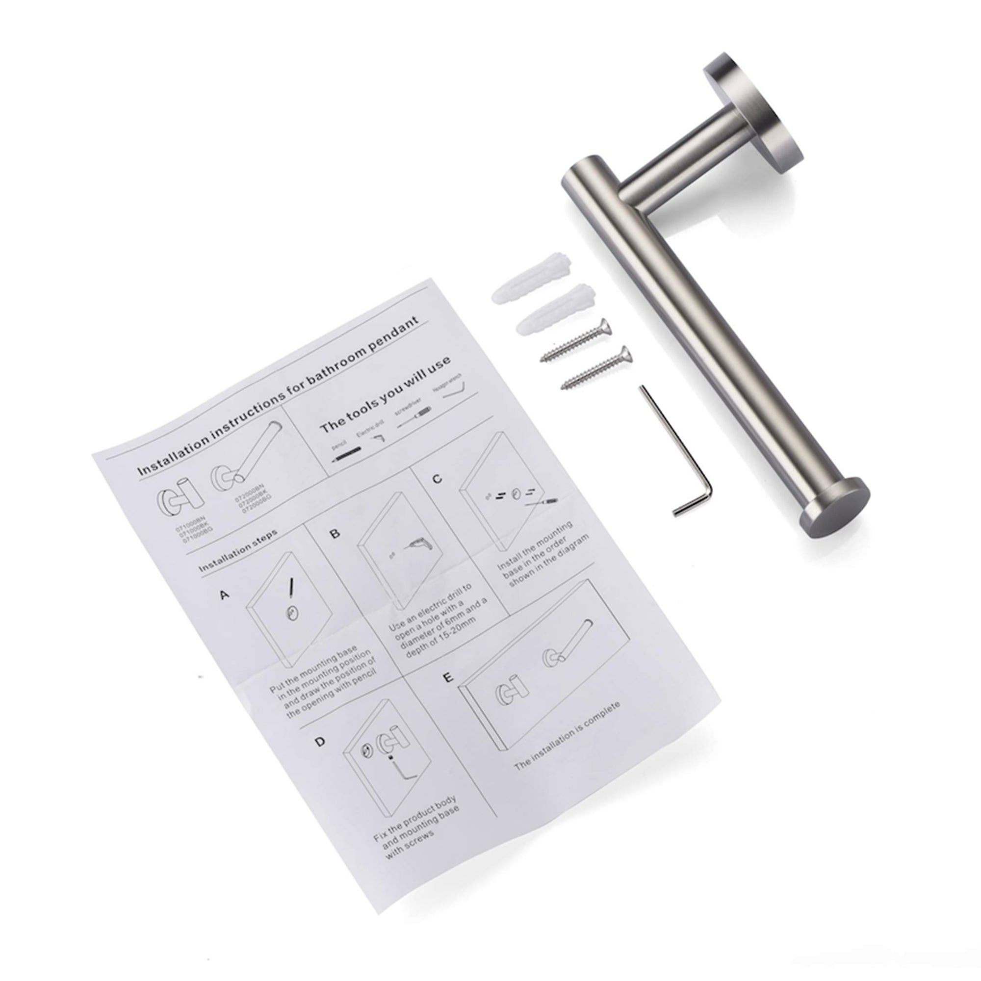 Stainless Steel Wall Mounted Toilet Paper Holder