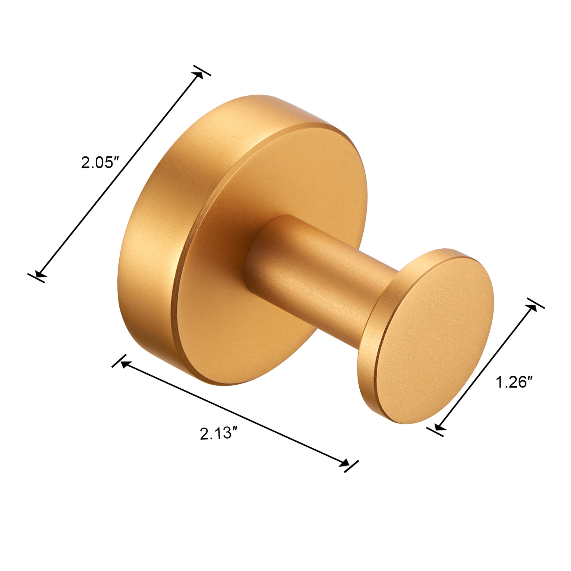 2-Piece Wall Mounted Towel/Robe Hook