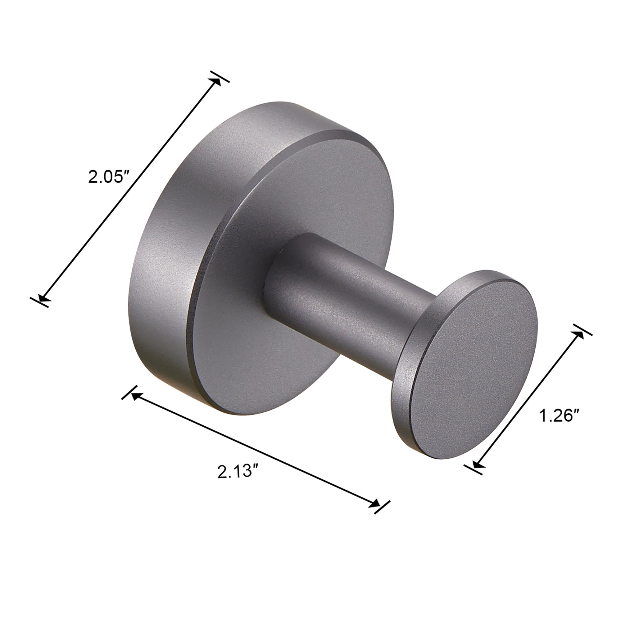2-Piece Wall Mounted Towel/Robe Hook