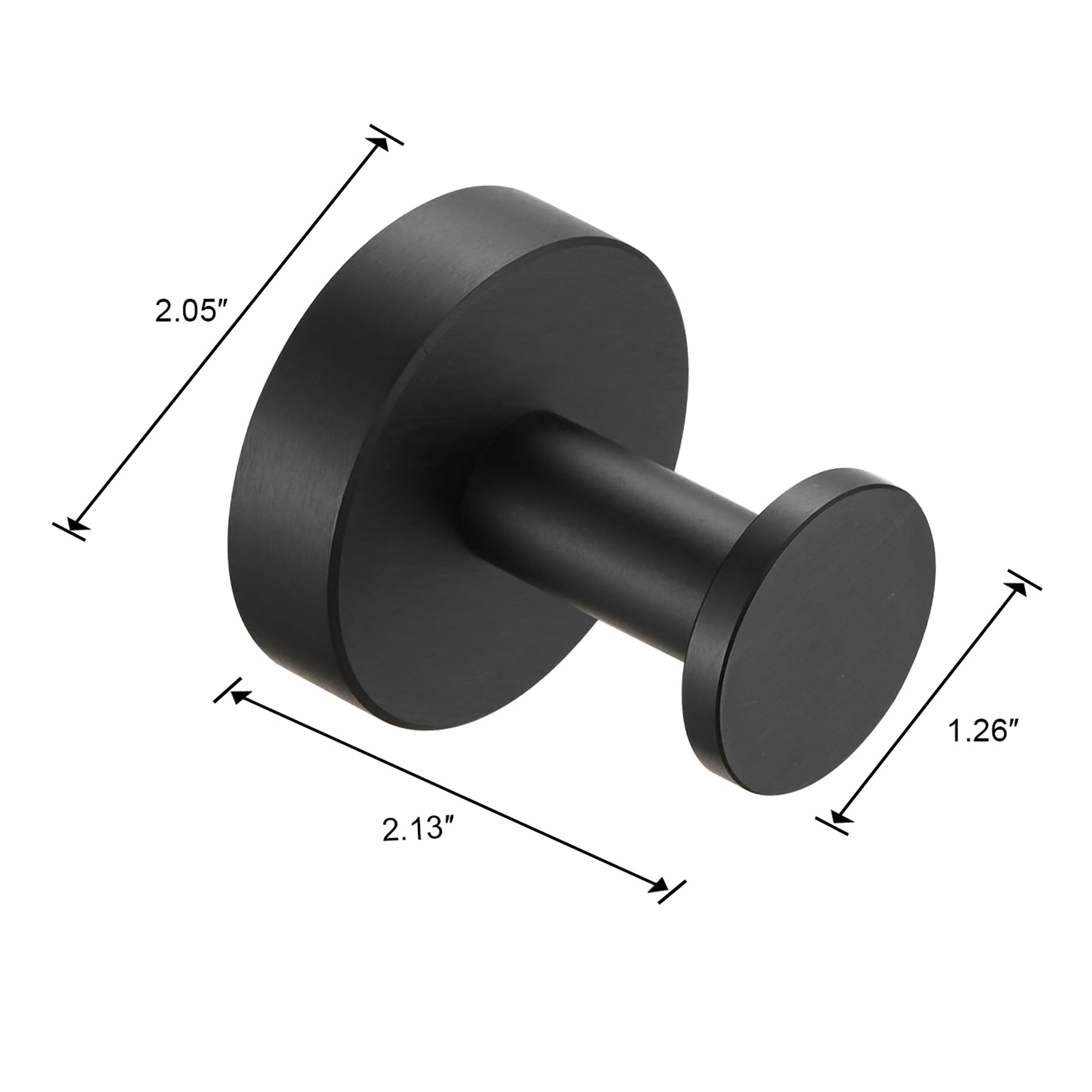 2-Piece Wall Mounted Towel/Robe Hook