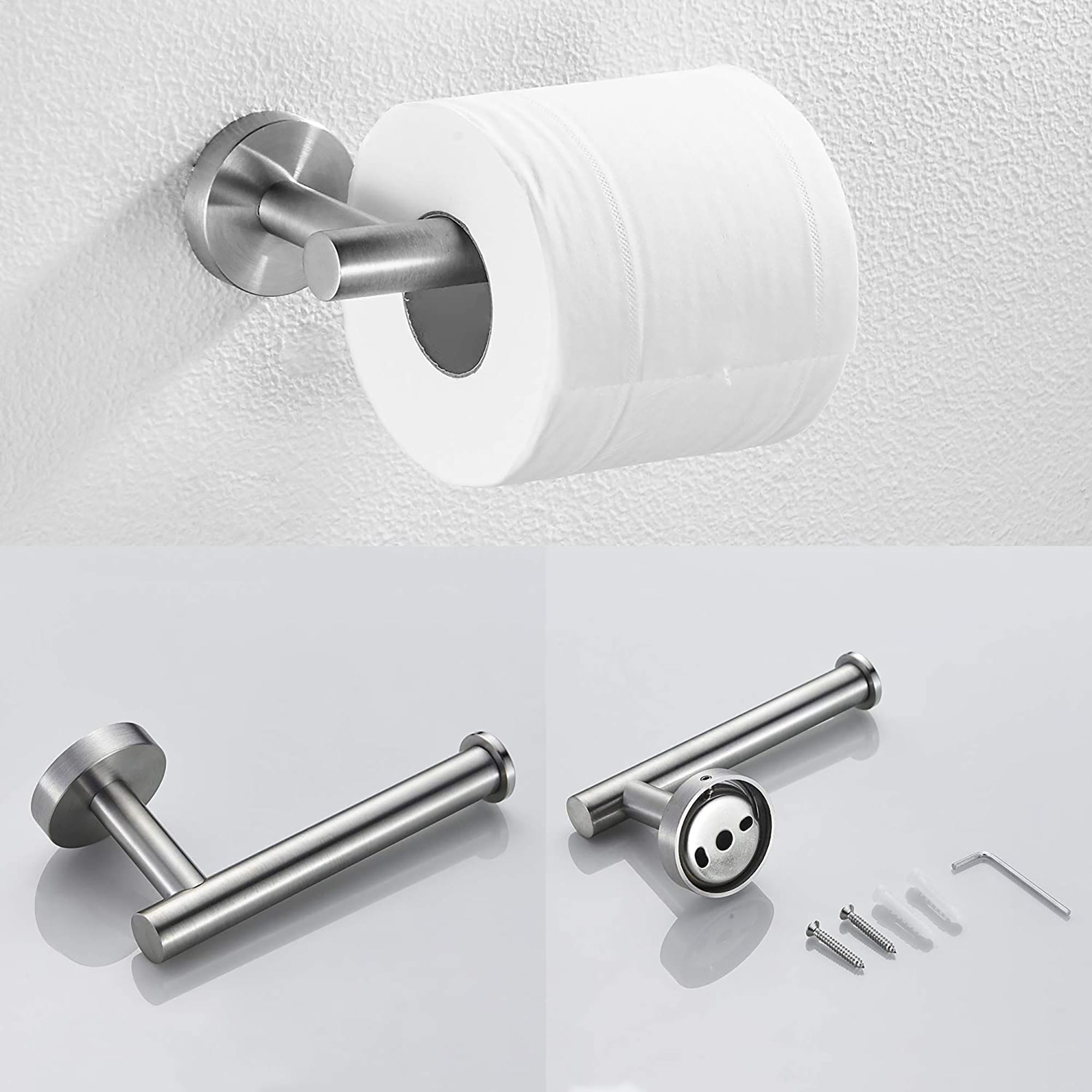 3-Piece Wall Mounted Bathroom Hardware Set