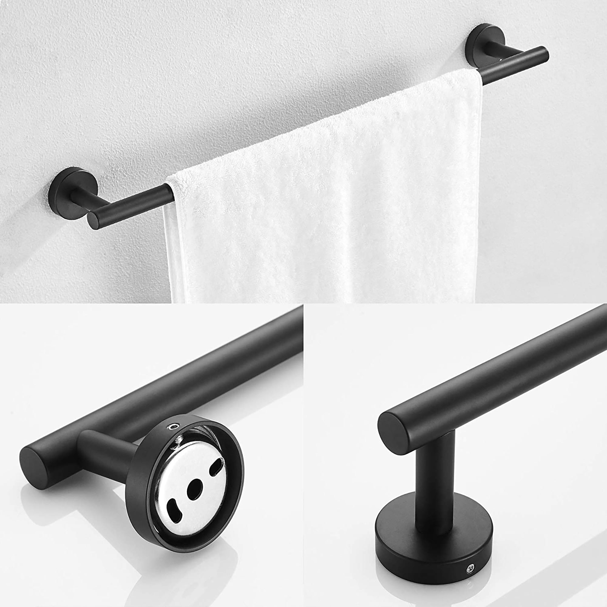 3-Piece Wall Mounted Bathroom Hardware Set