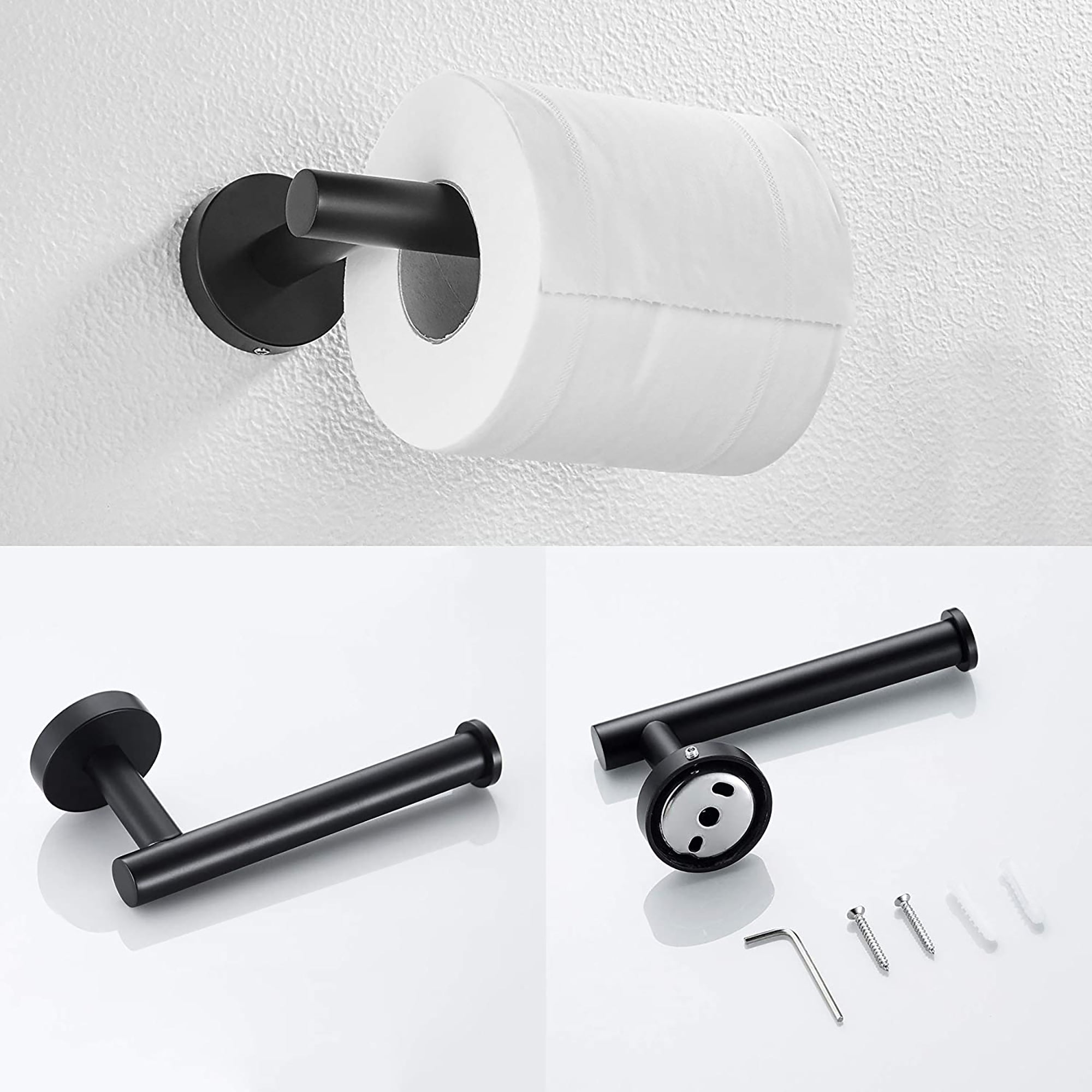 3-Piece Wall Mounted Bathroom Hardware Set