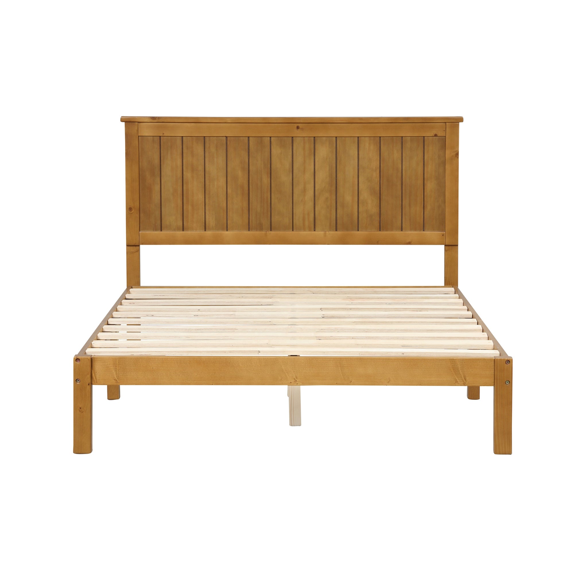 Twin/Full Wood Frame Platform Bed with Slats