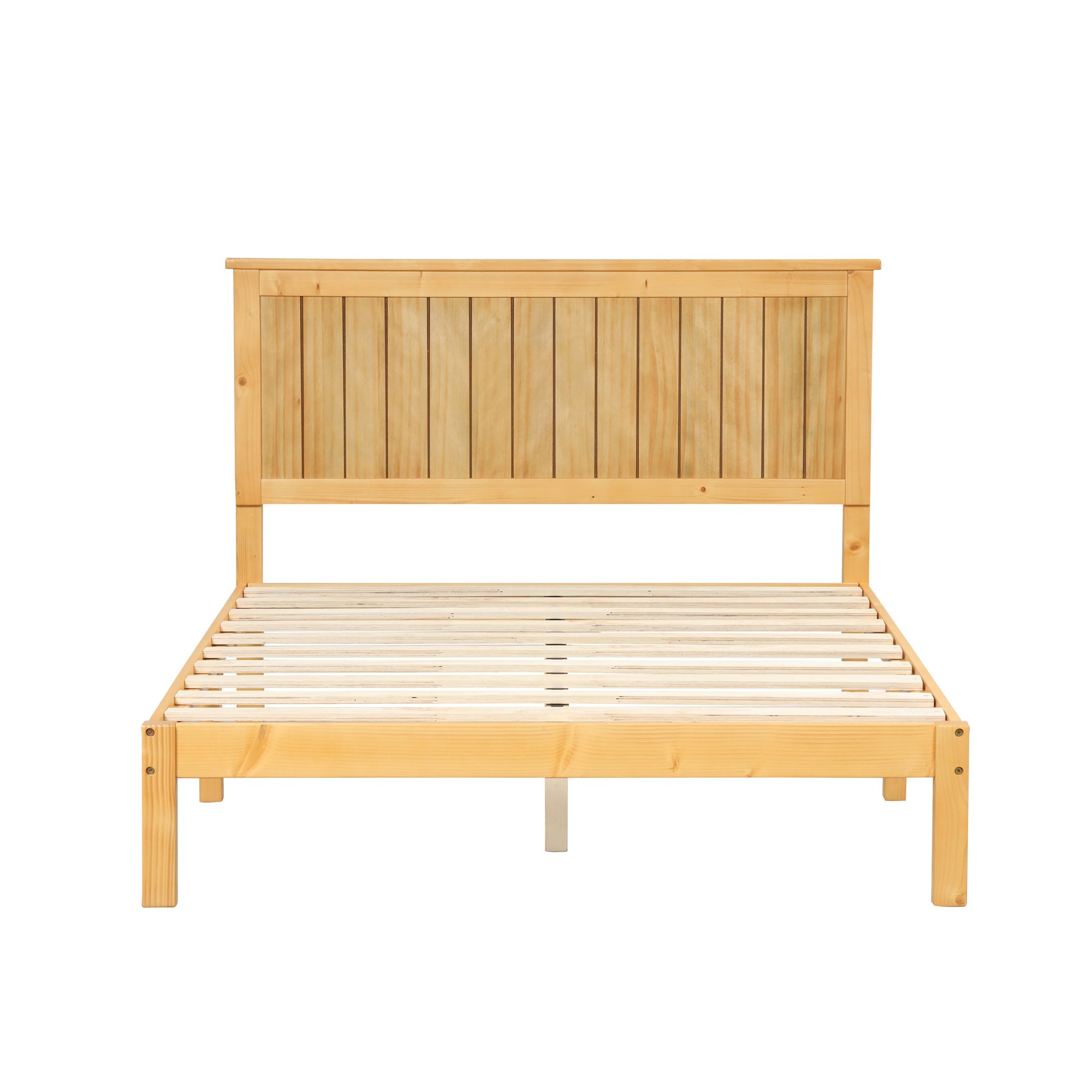 Twin/Full Wood Frame Platform Bed with Slats