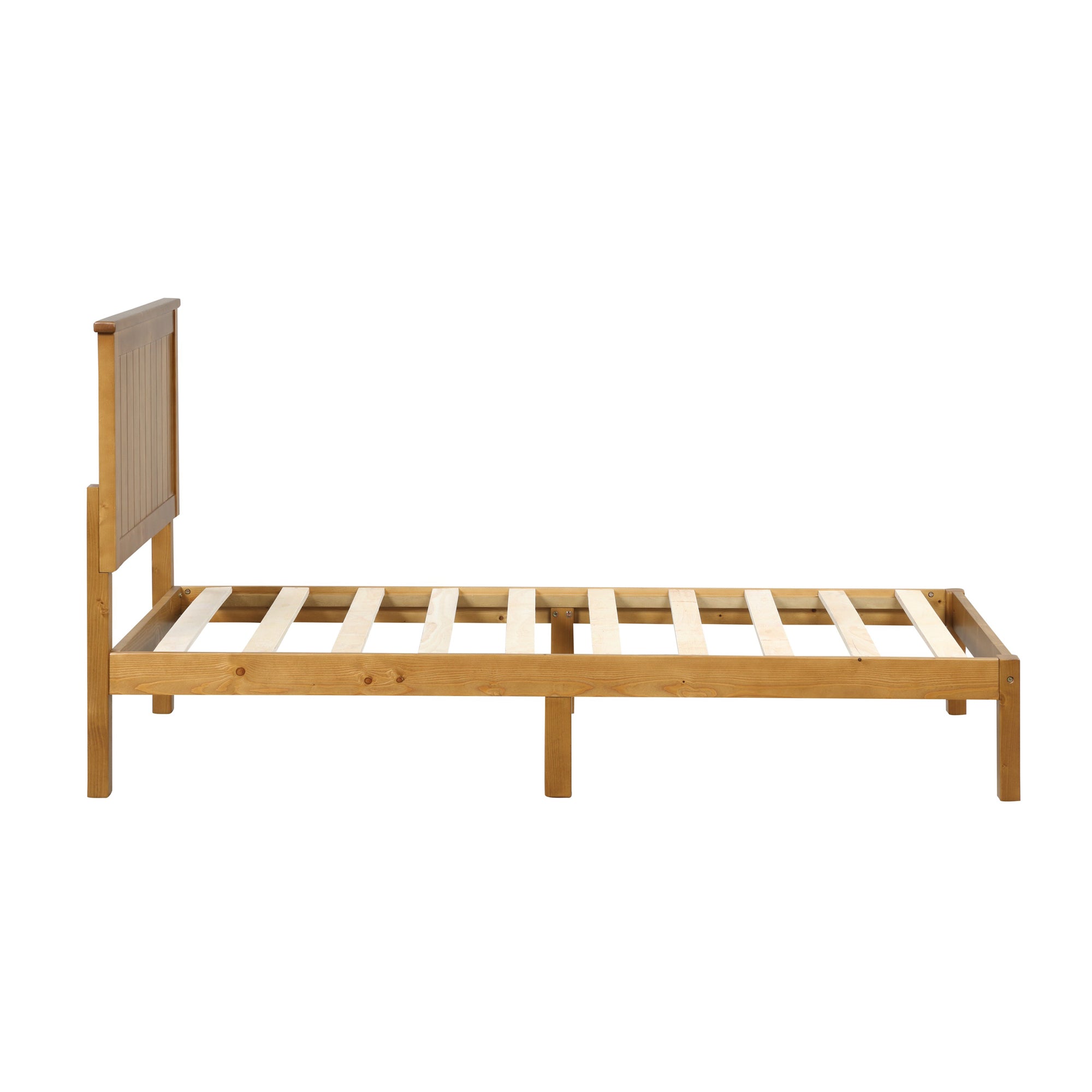 Twin/Full Wood Frame Platform Bed with Slats