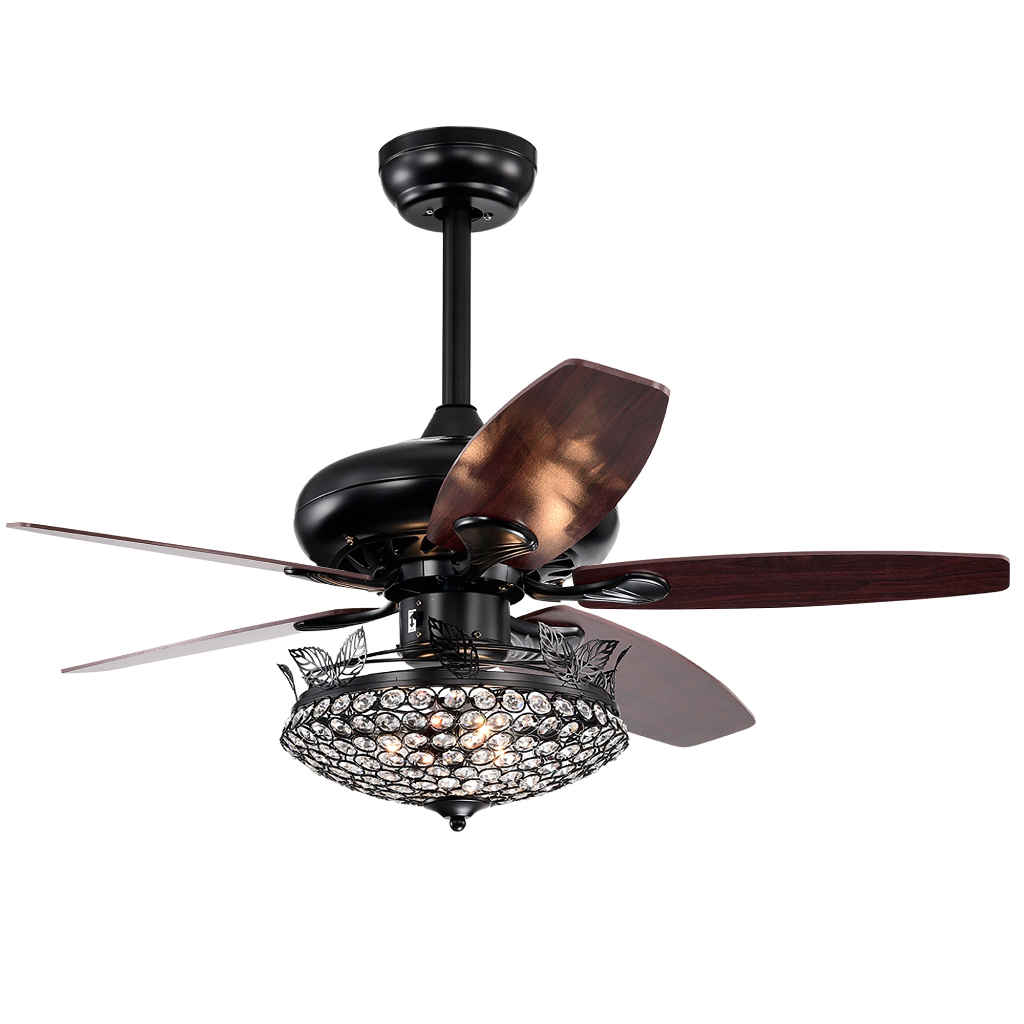52" Ceiling Fan Light with Remote Control for Living Room