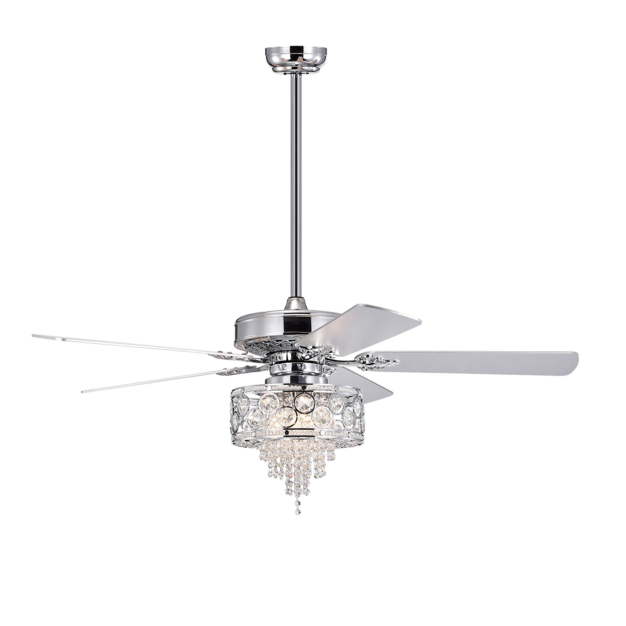 52" Ceiling Fan Light with Remote Control for Living Room