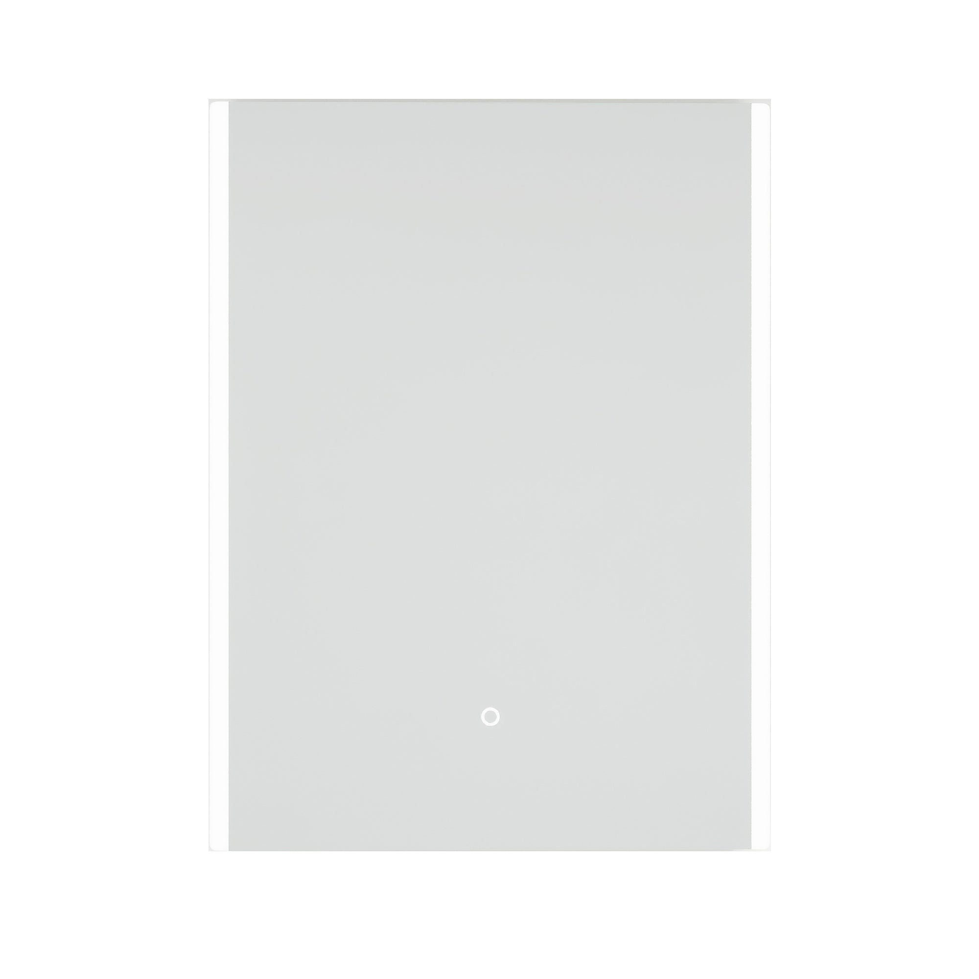 24 in. W x 32 in. H Frameless Anti-Fog Wall Mount Rectangular Bathroom Vanity Mirror with LED Light