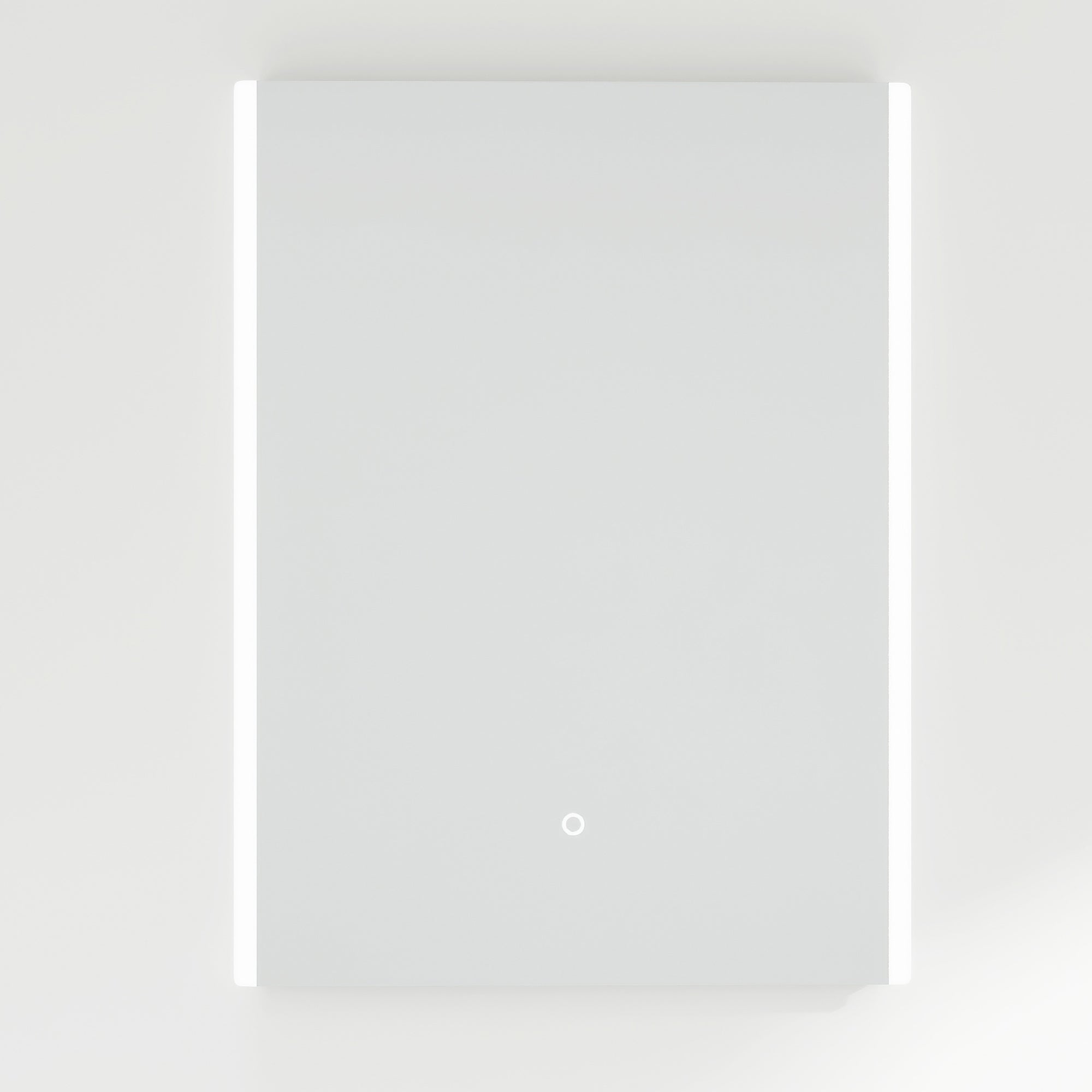 24 in. W x 32 in. H Frameless Anti-Fog Wall Mount Rectangular Bathroom Vanity Mirror with LED Light