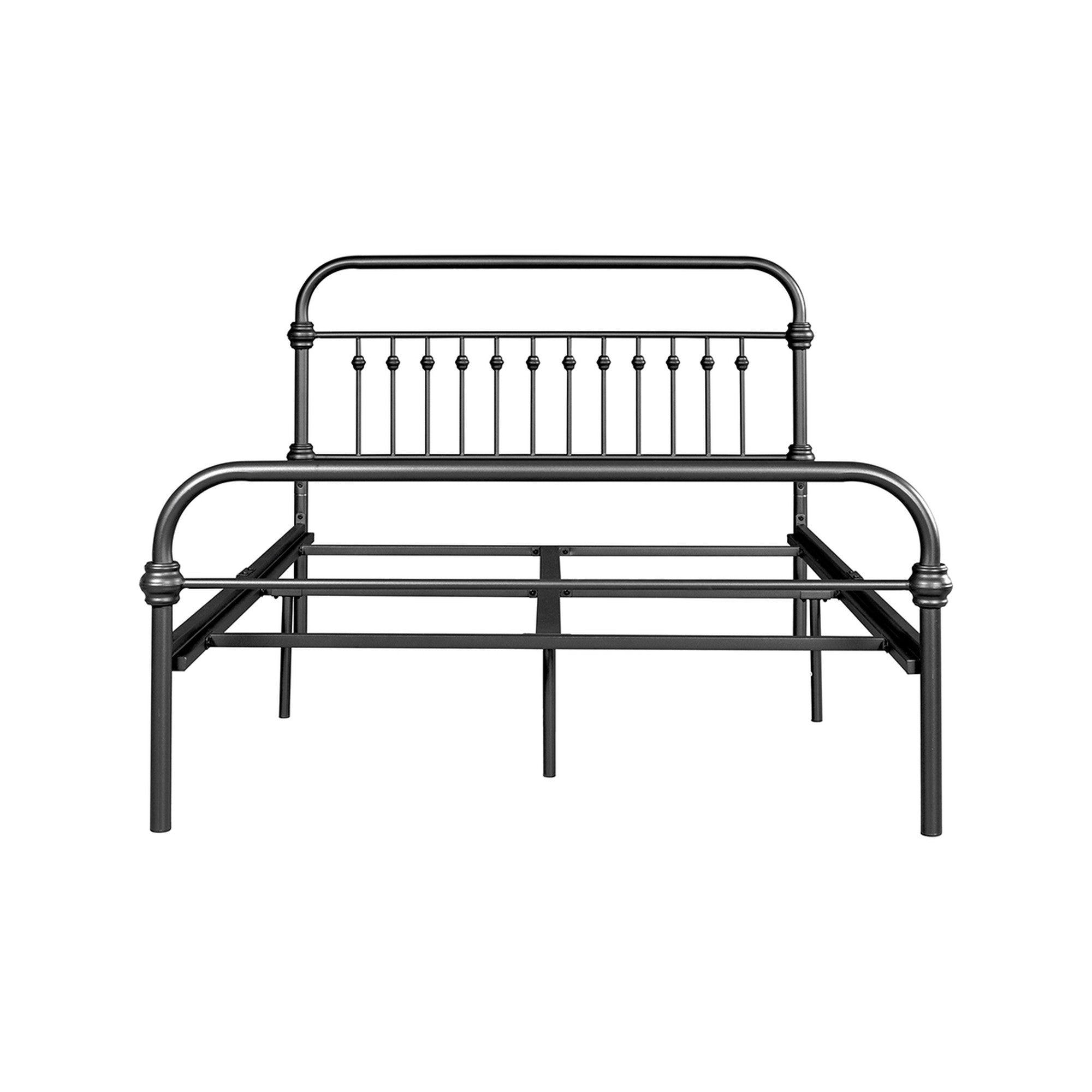 Twin/Full/Queen Wood Frame Platform Bed with Center Support Legs