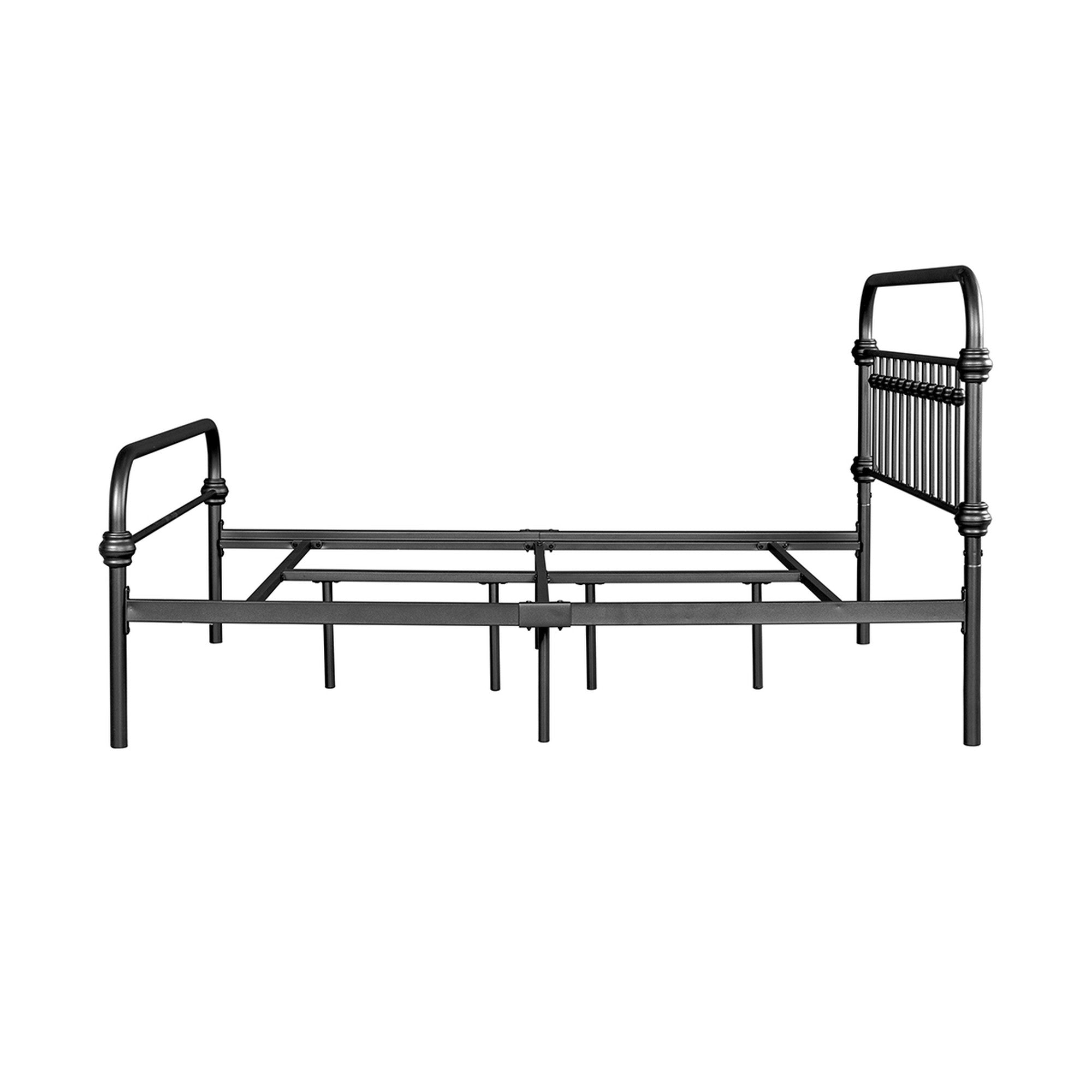 Twin/Full/Queen Wood Frame Platform Bed with Center Support Legs