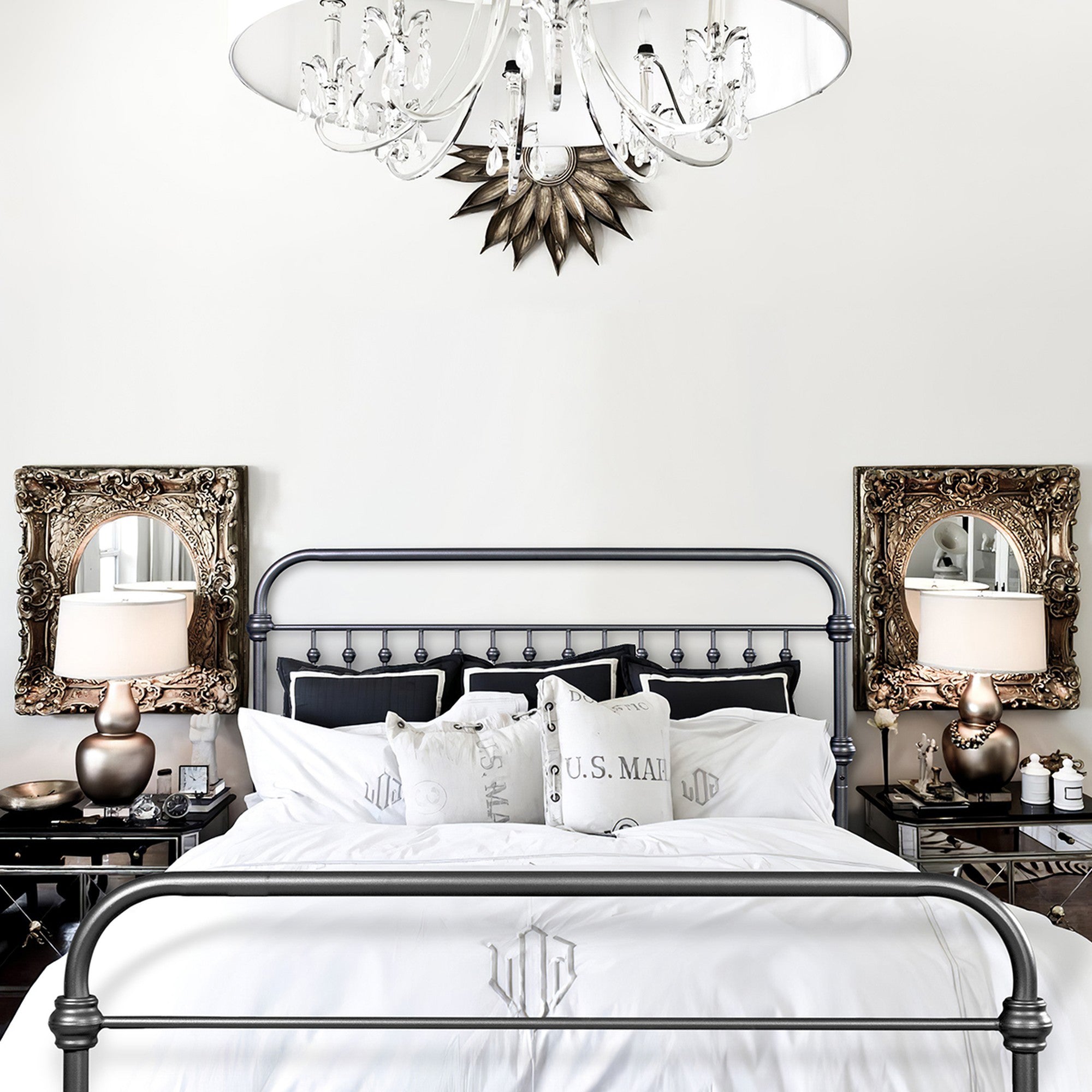 Twin/Full/Queen Wood Frame Platform Bed with Center Support Legs