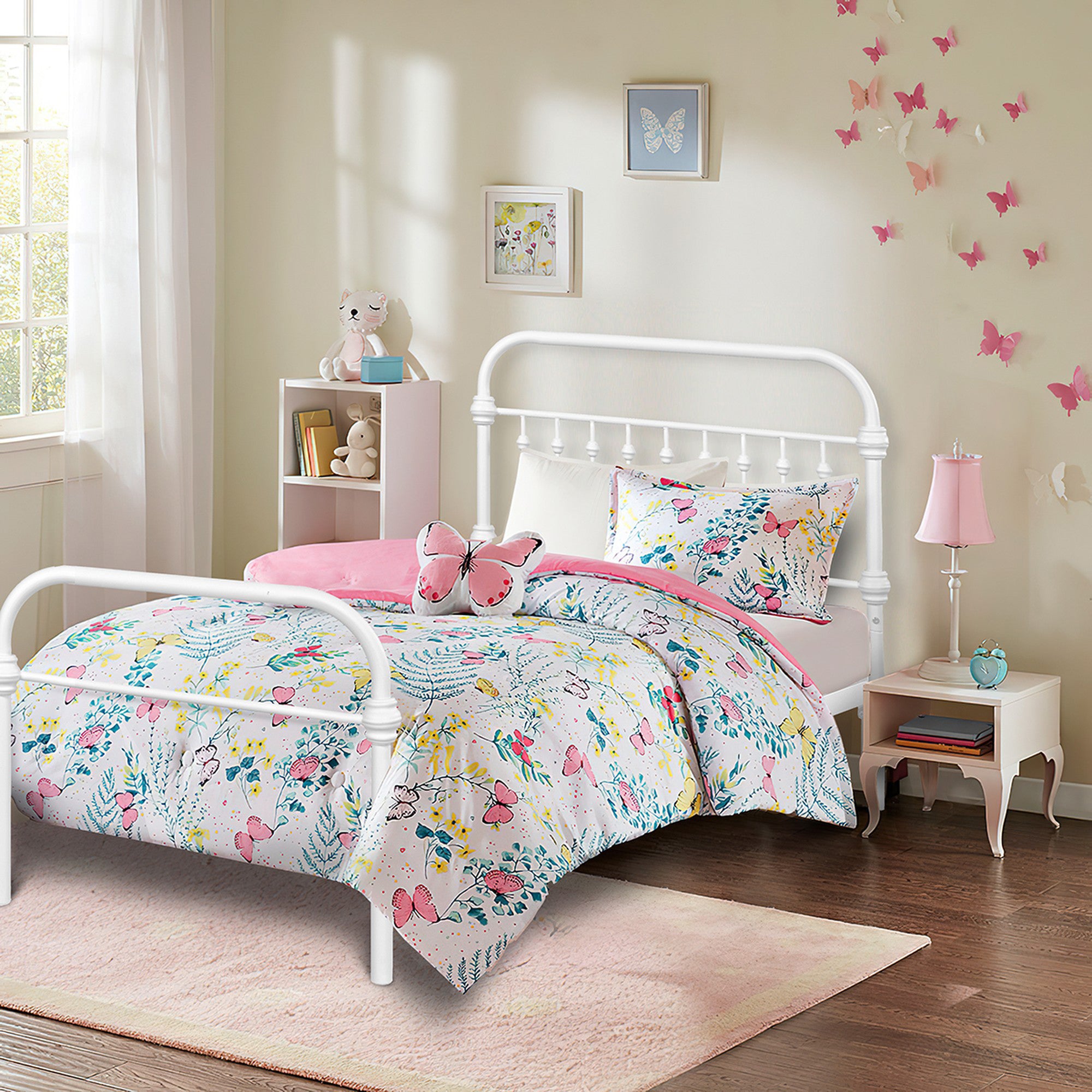 Twin/Full/Queen Wood Frame Platform Bed with Center Support Legs