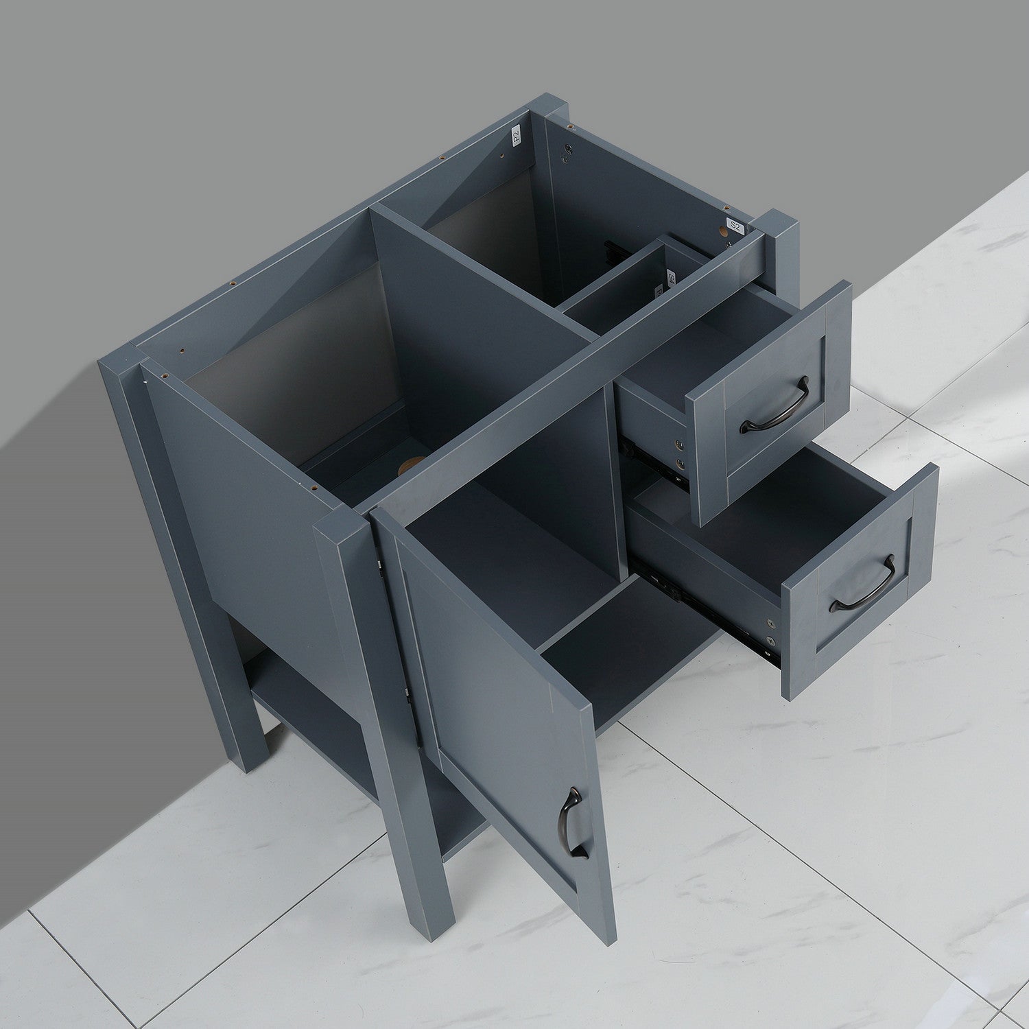 30" Single Bathroom Vanity with Mirror