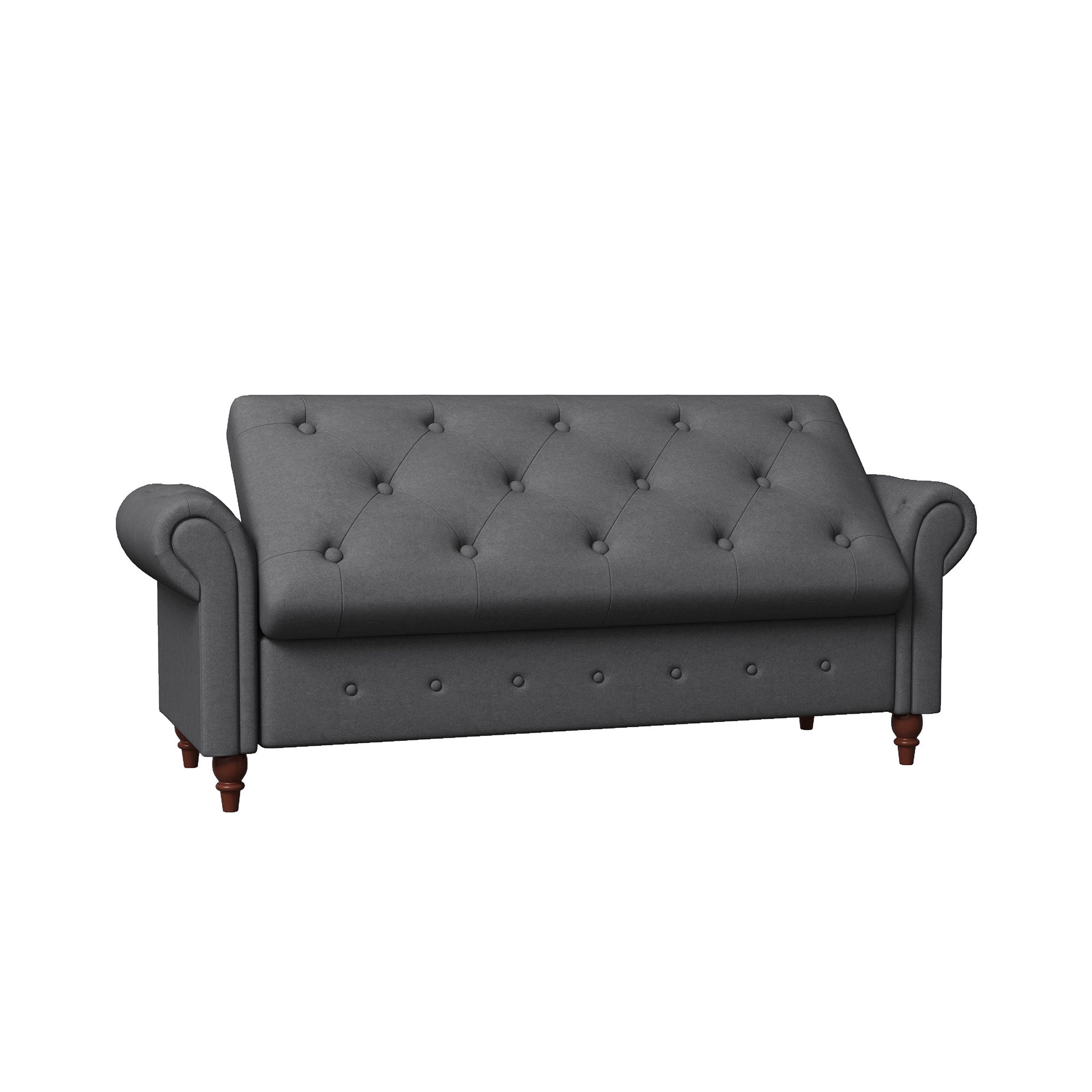 Tufted Fabric Storage Bed Bench for Bedroom
