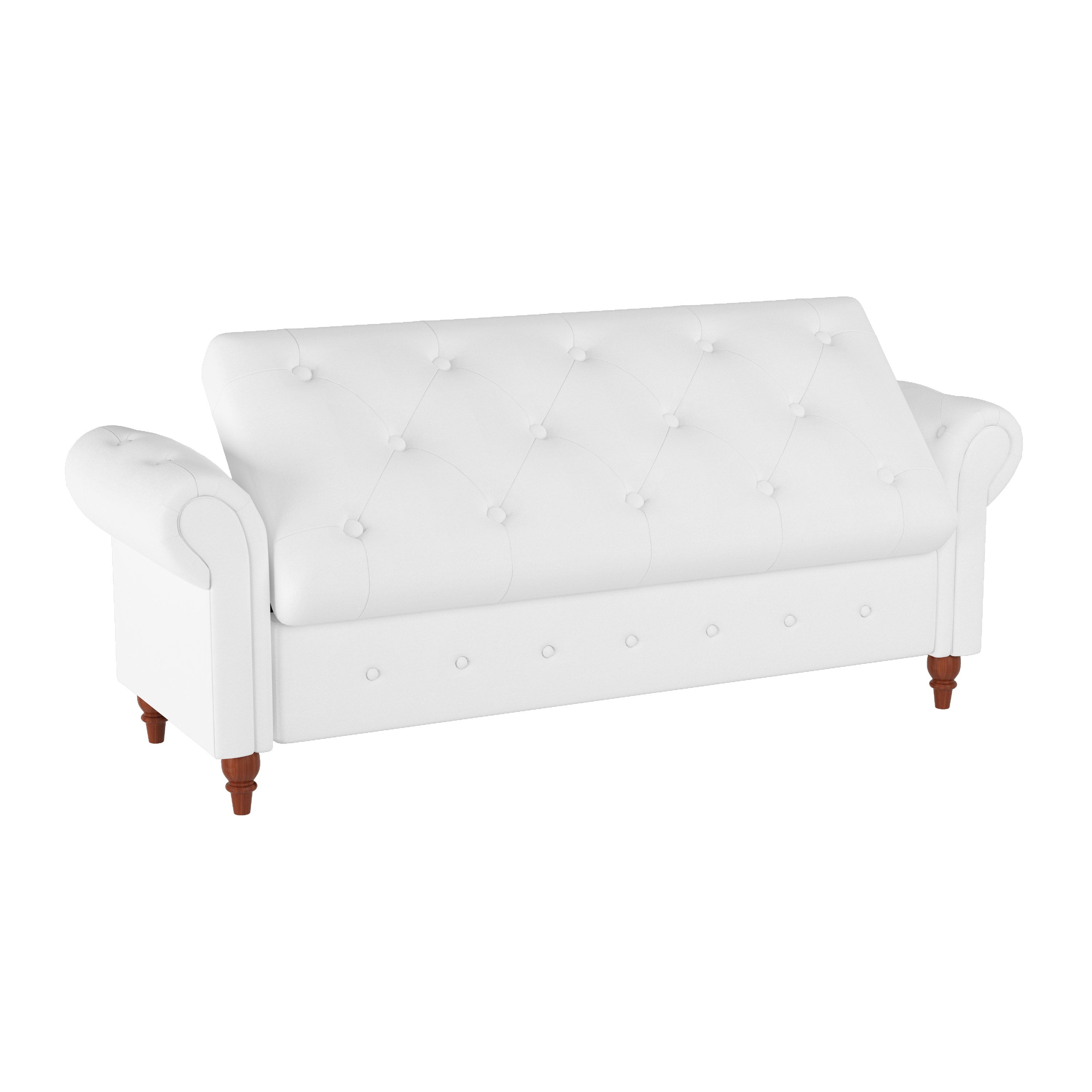 Tufted Fabric Storage Bed Bench for Bedroom