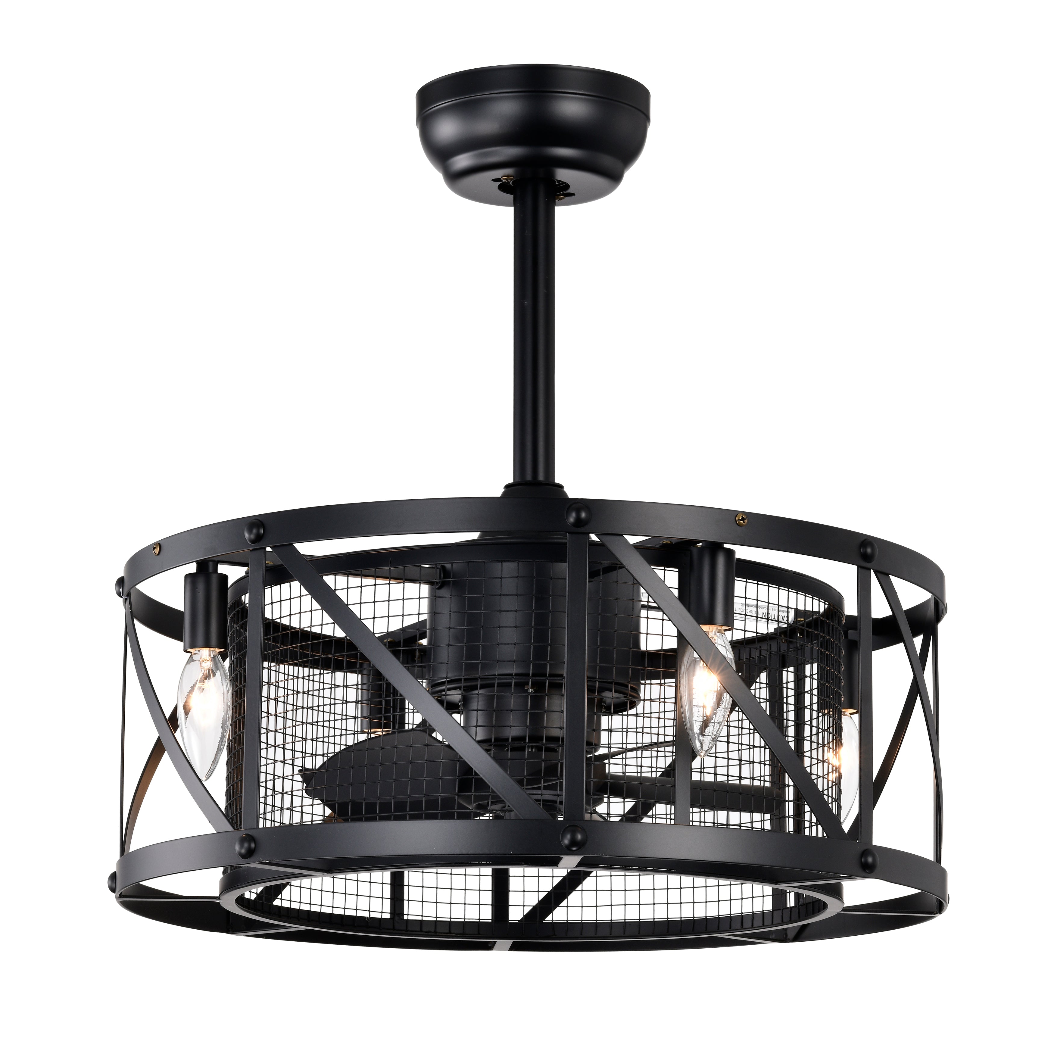 20'' Ceiling Fan Light with Remote Control for Living Room