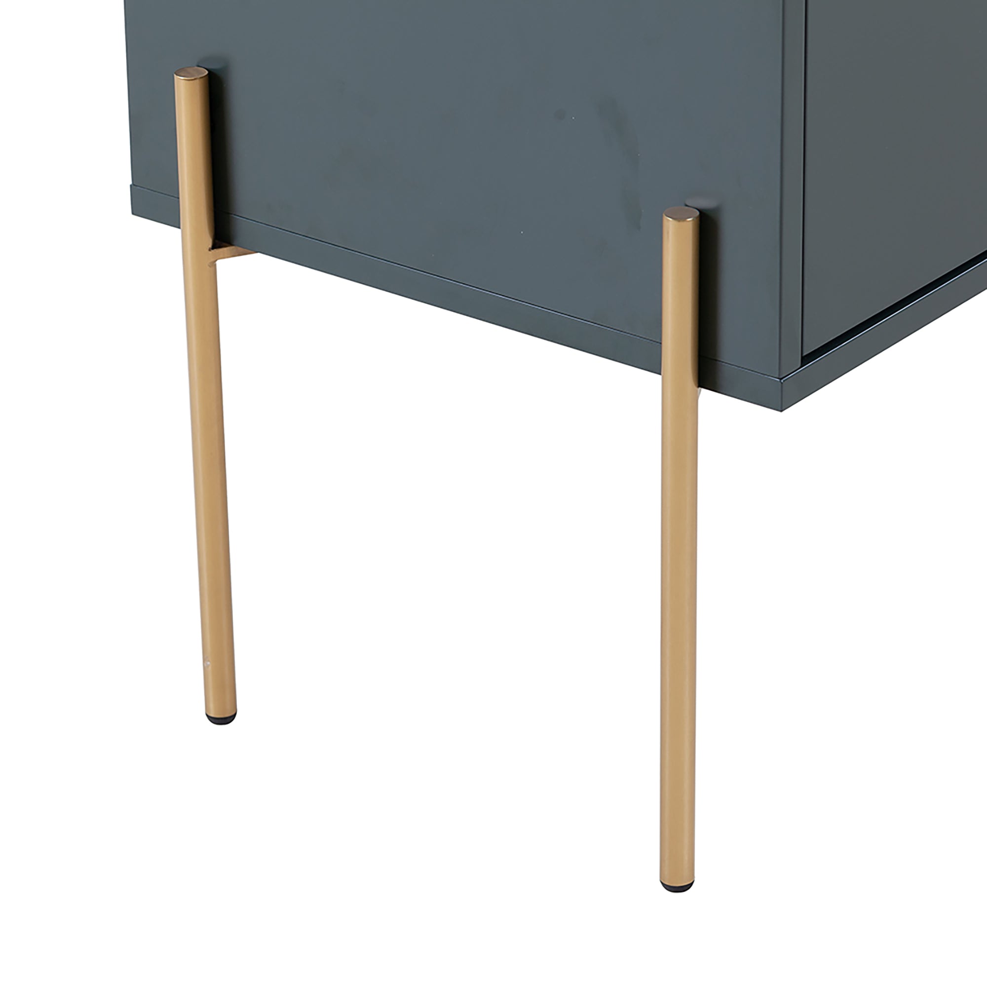 48-inch Wood Sideboard with Interior Shelves