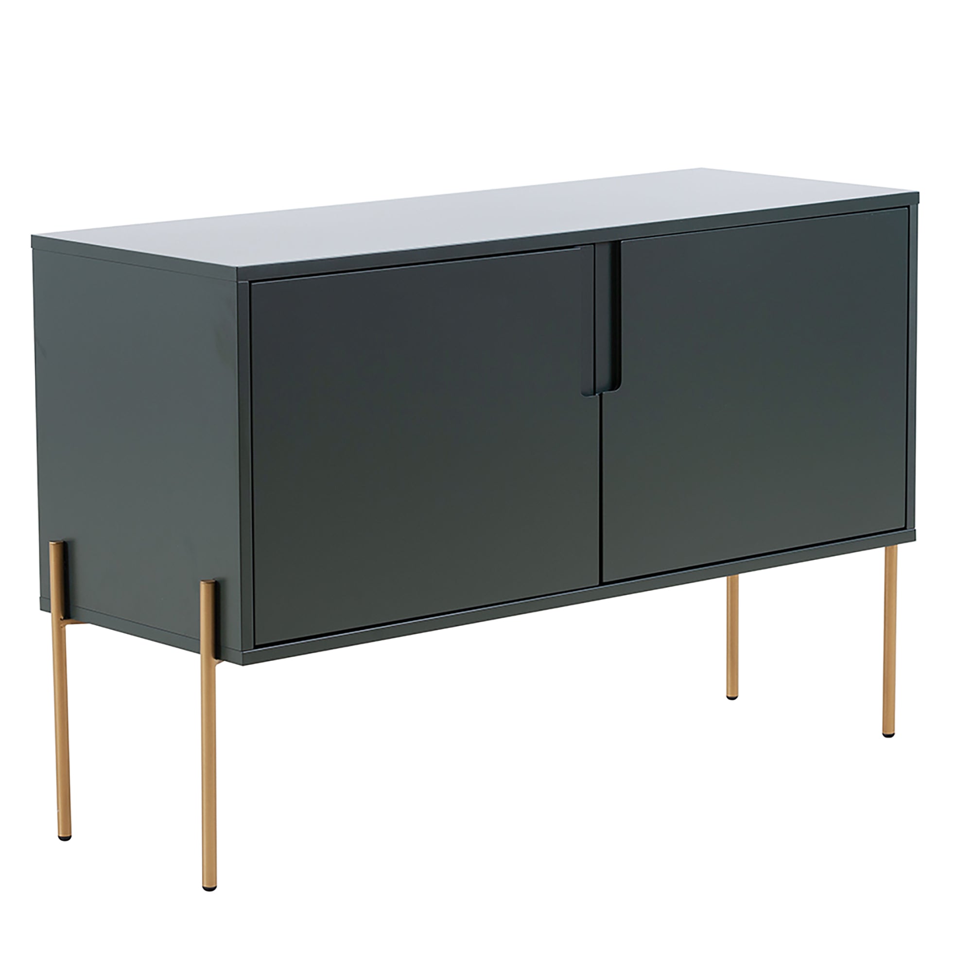 48-inch Wood Sideboard with Interior Shelves