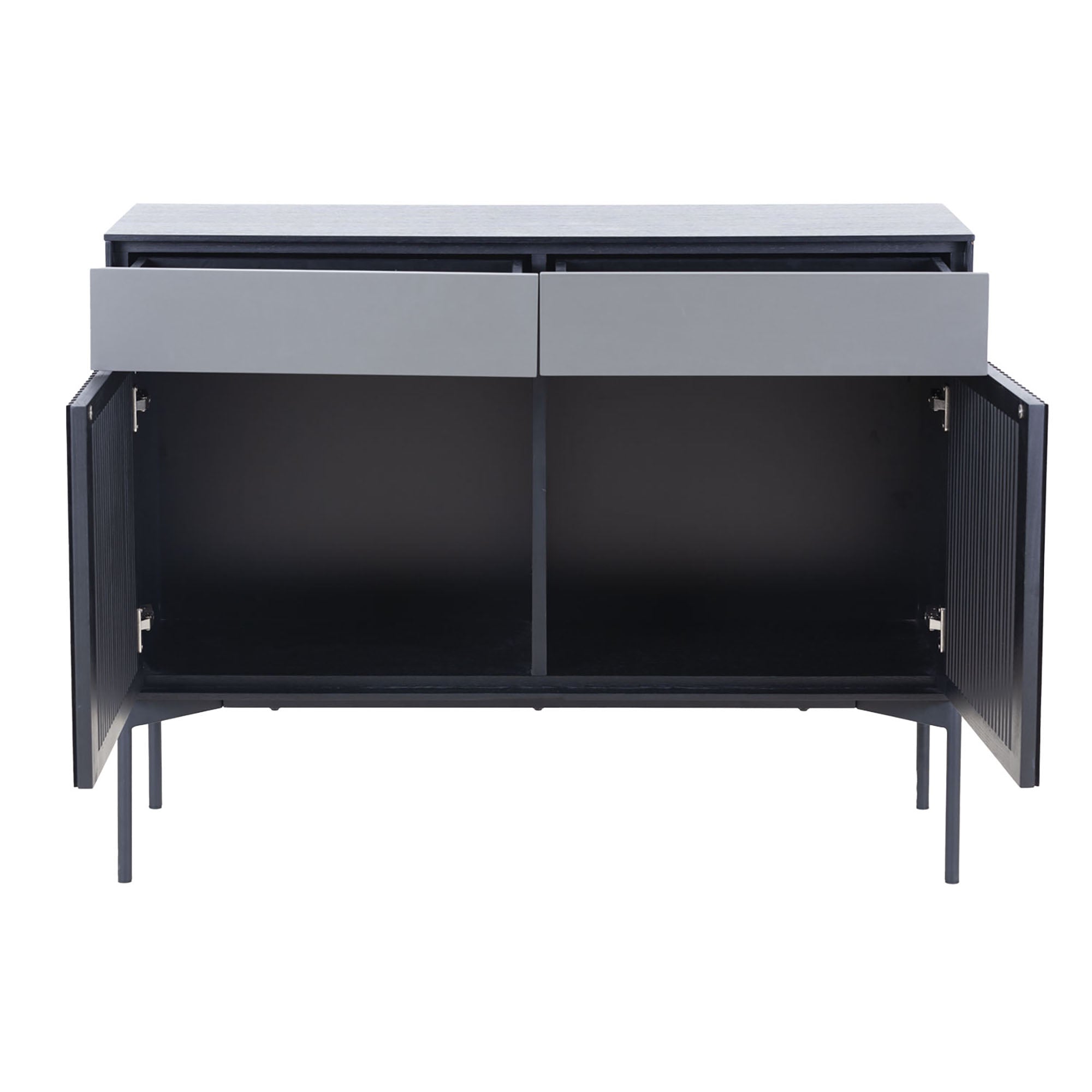 43 in. W Wood Sideboard with 2 Drawer