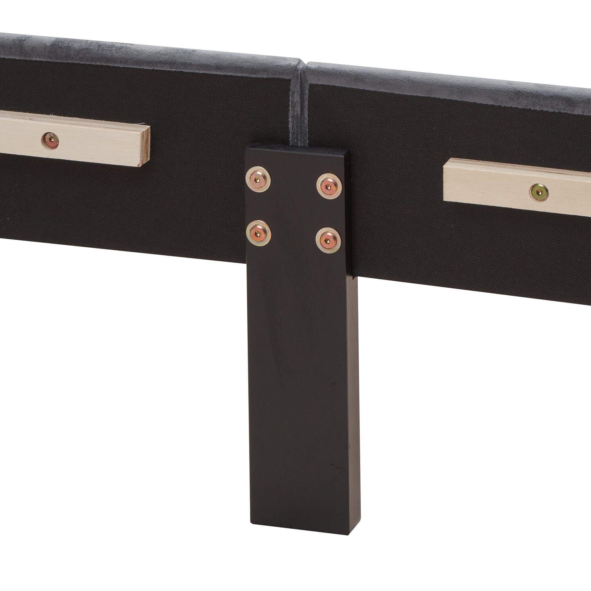 Queen Upholstered Frame Platform Bed with Tufted Headboard