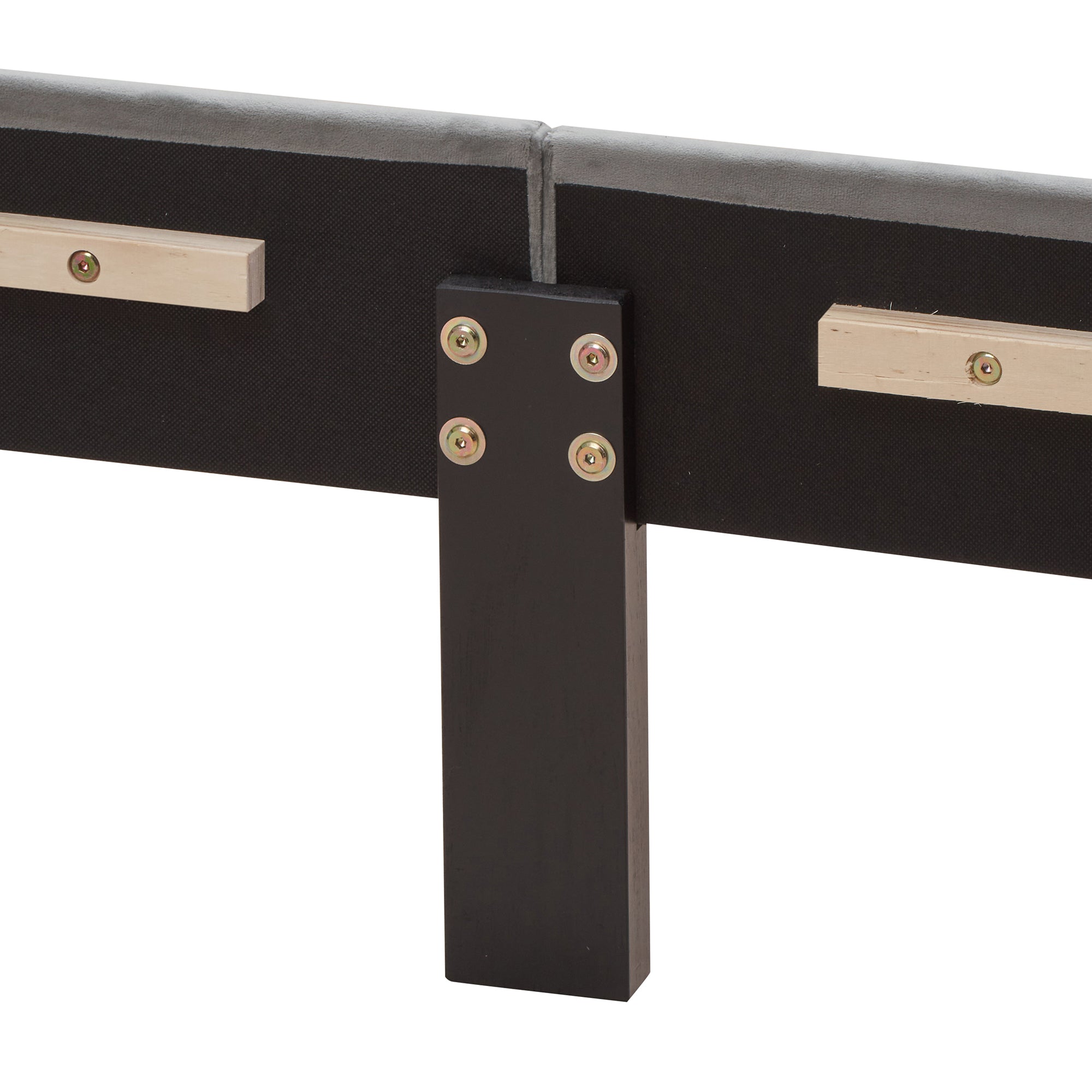 Queen Upholstered Frame Platform Bed with Tufted Headboard