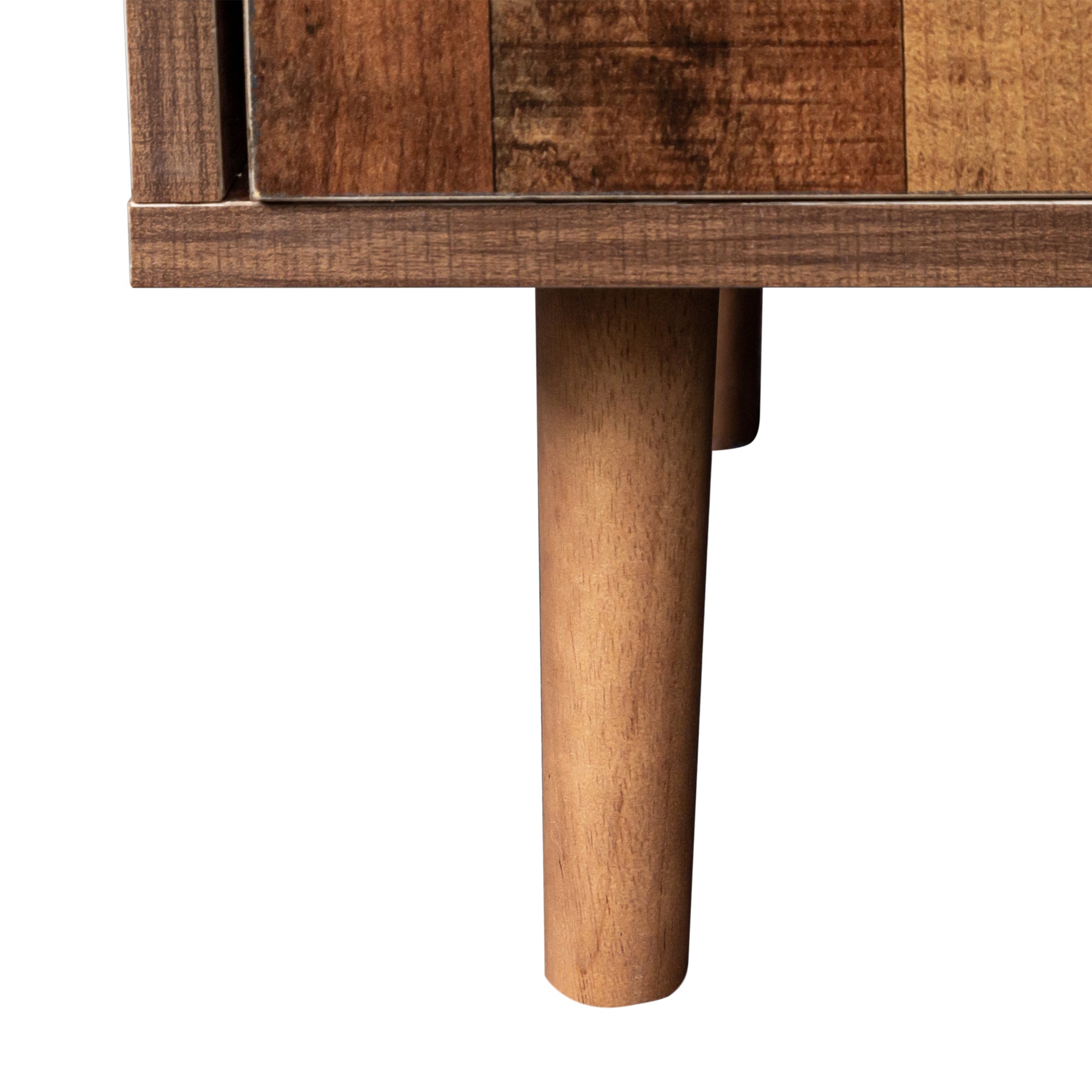 31" Tall Wood 2-door Accent Cabinet with 4 storage spaces
