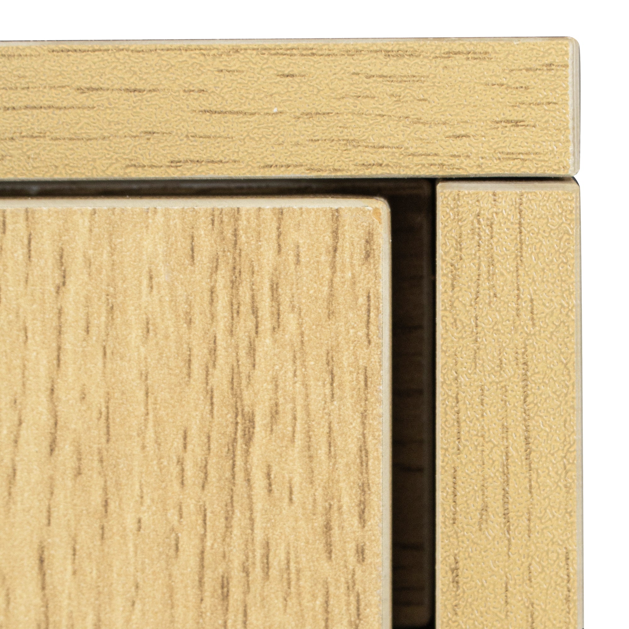 41" Tall Wood 2-door Accent Cabinet with Rattan Element