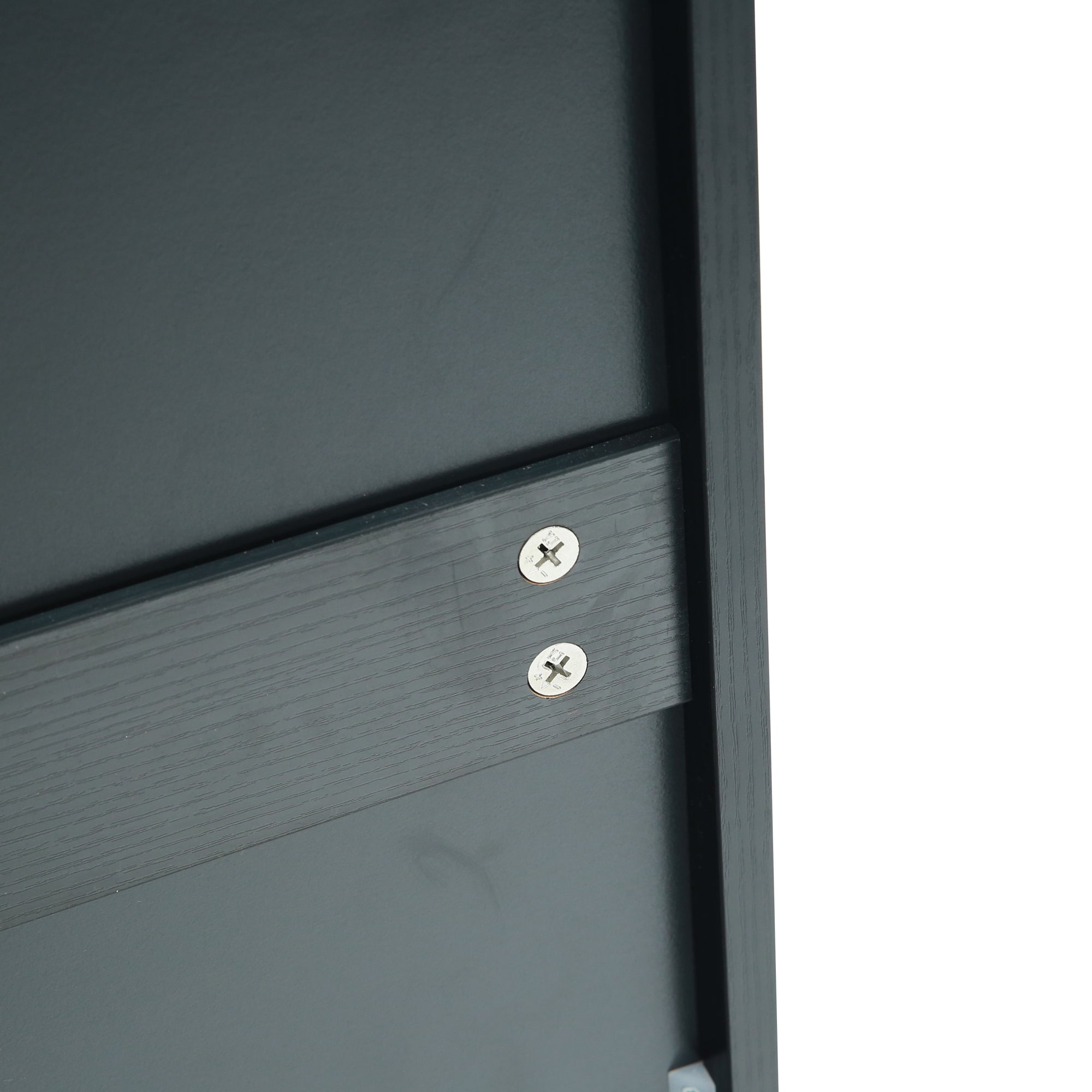 5-Drawer 28" W Wood Chest in Black
