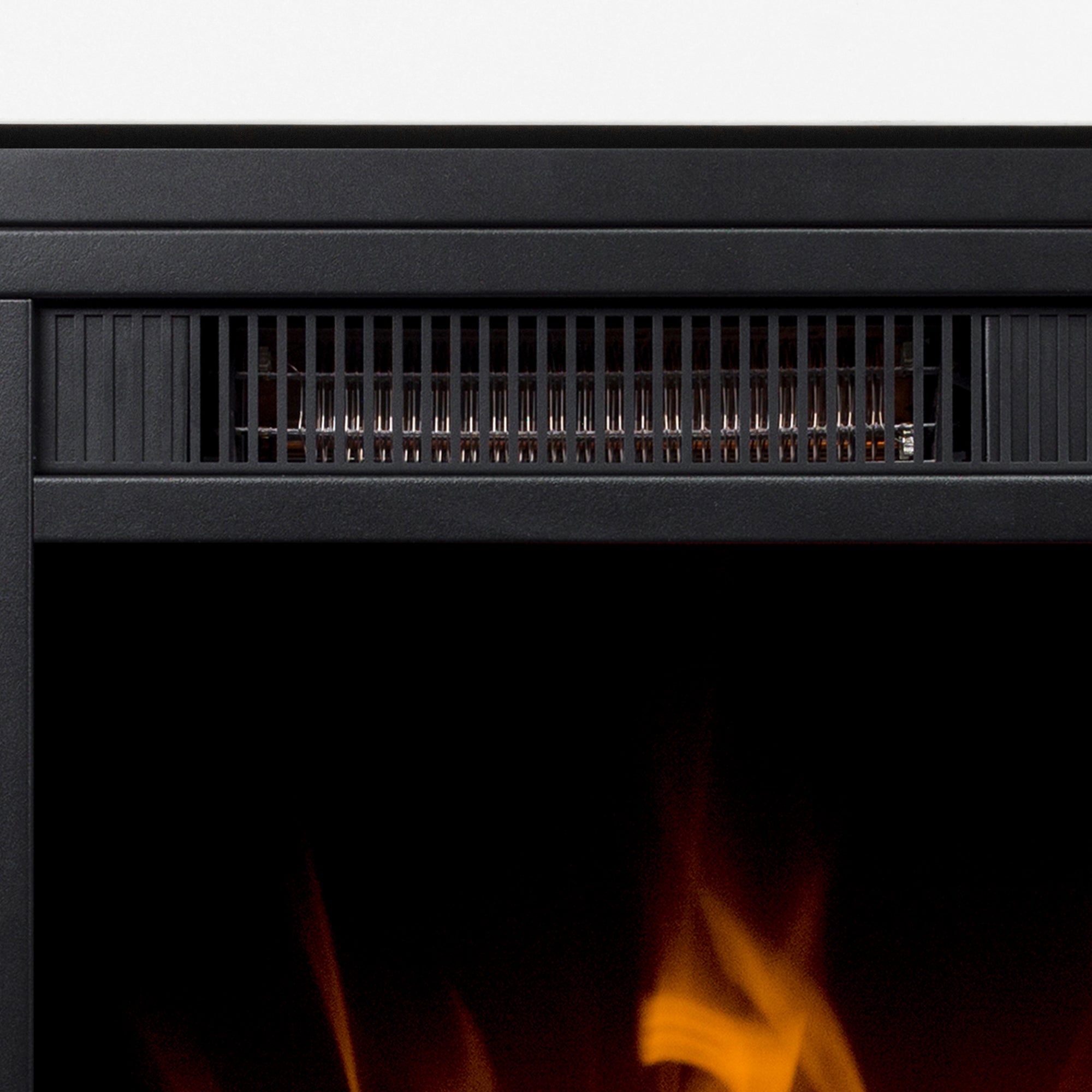 58-inch Freestanding Electric Fireplace with Storage