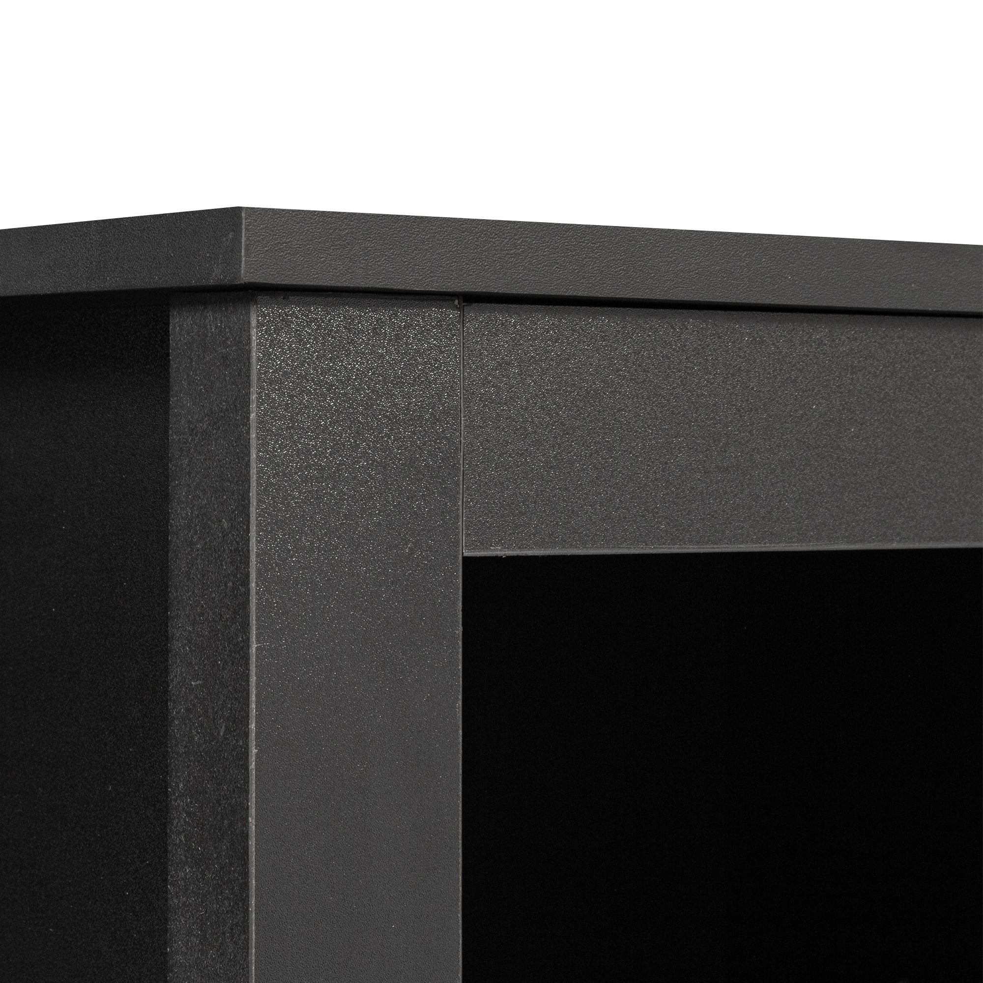 58-inch Freestanding Electric Fireplace with Open Storage