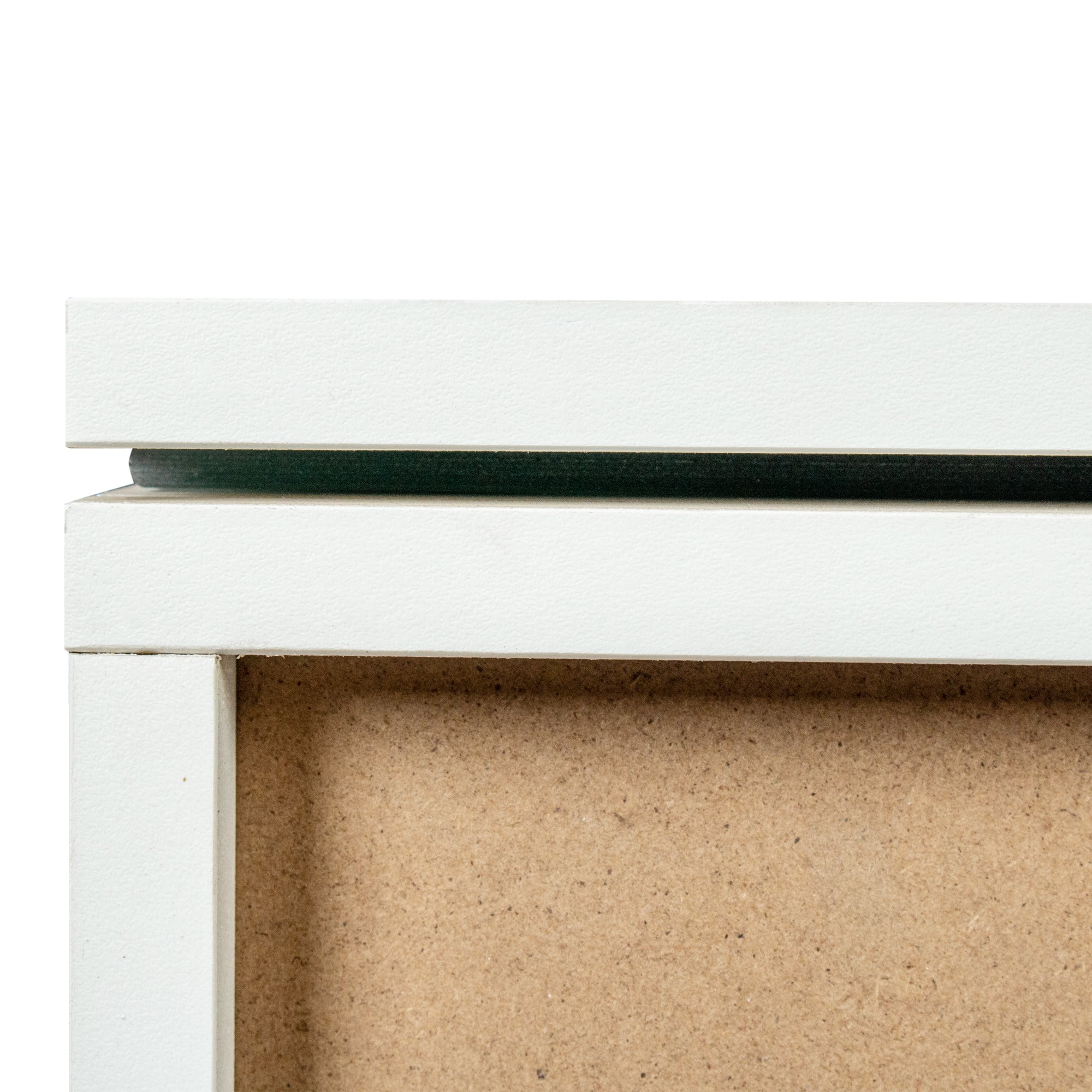 21" Tall 2-Drawer Wood Nightstand with LED Lights