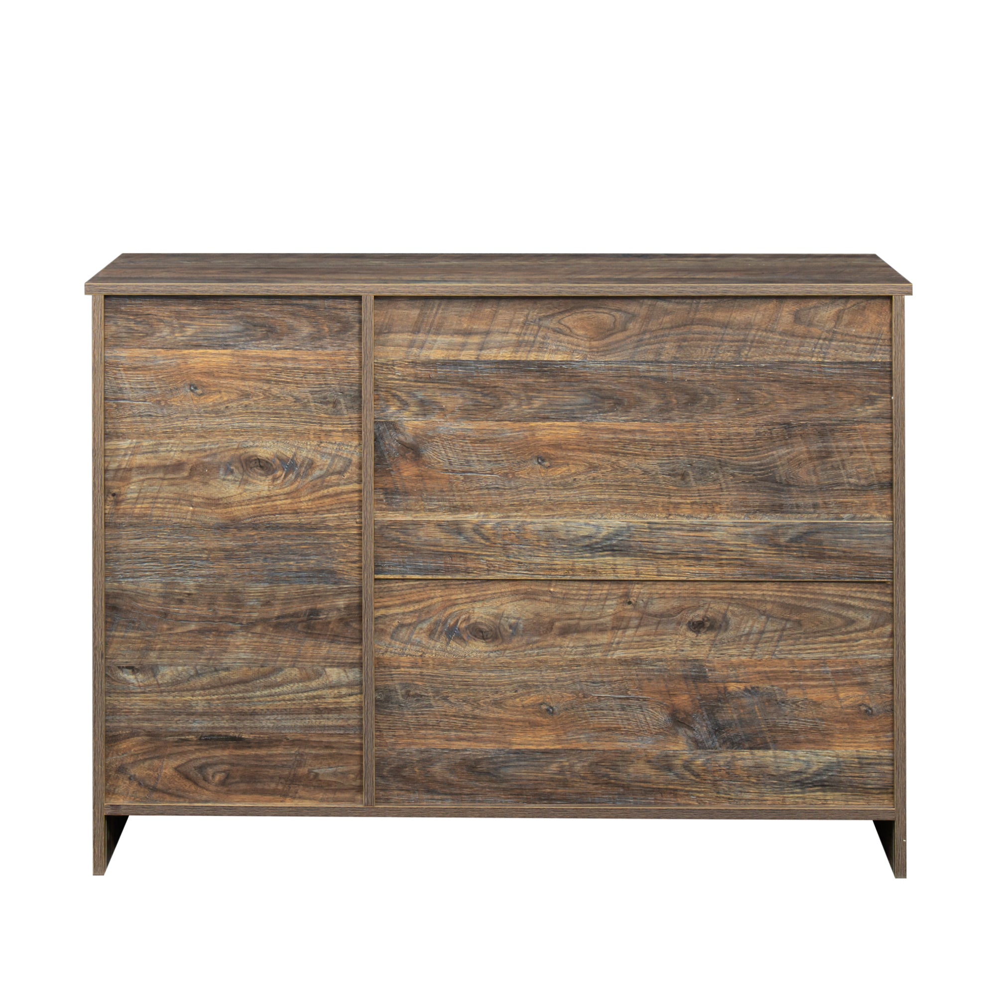 43-inch Wood Sideboard with 2 Drawers