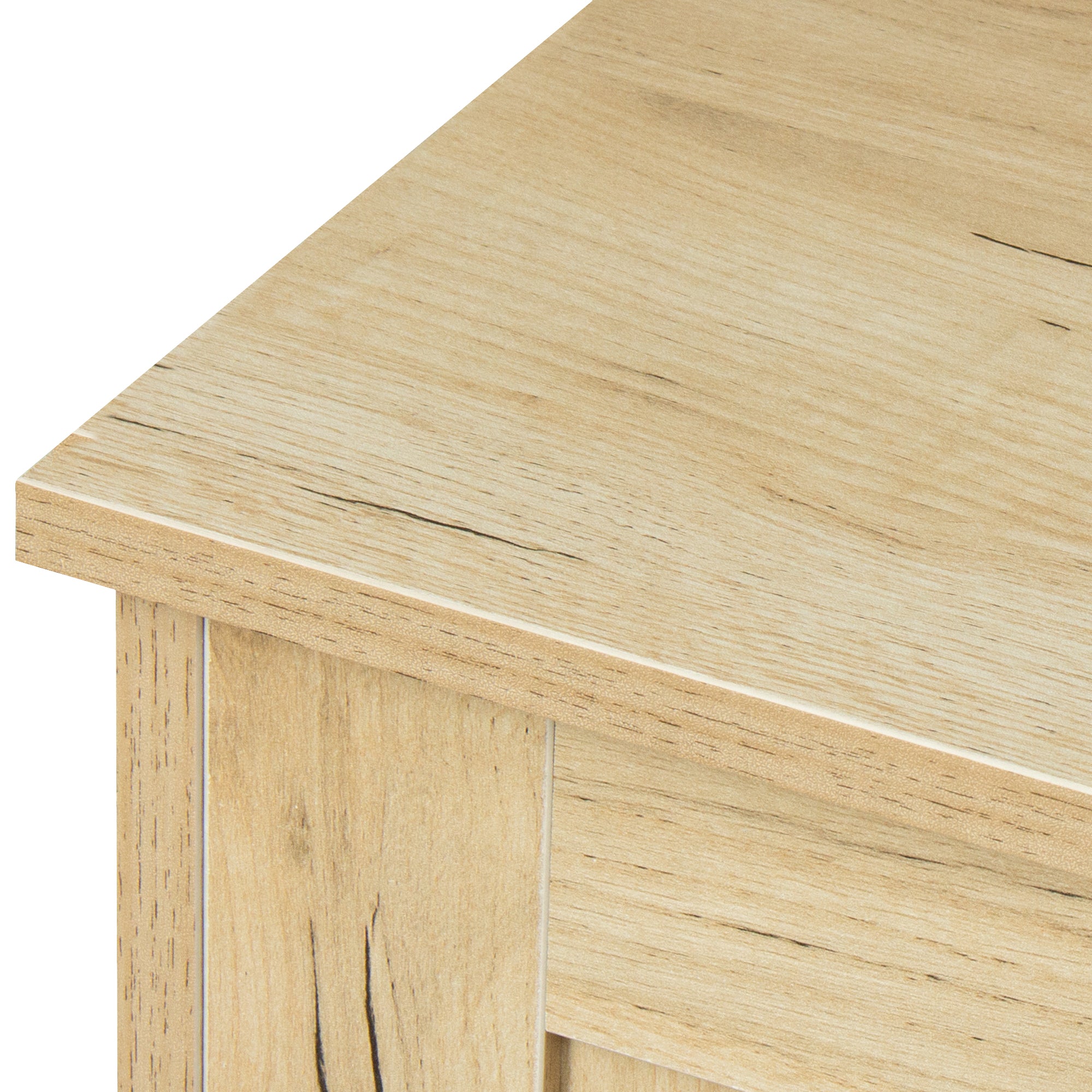43-inch Wood Sideboard with 2 Drawers