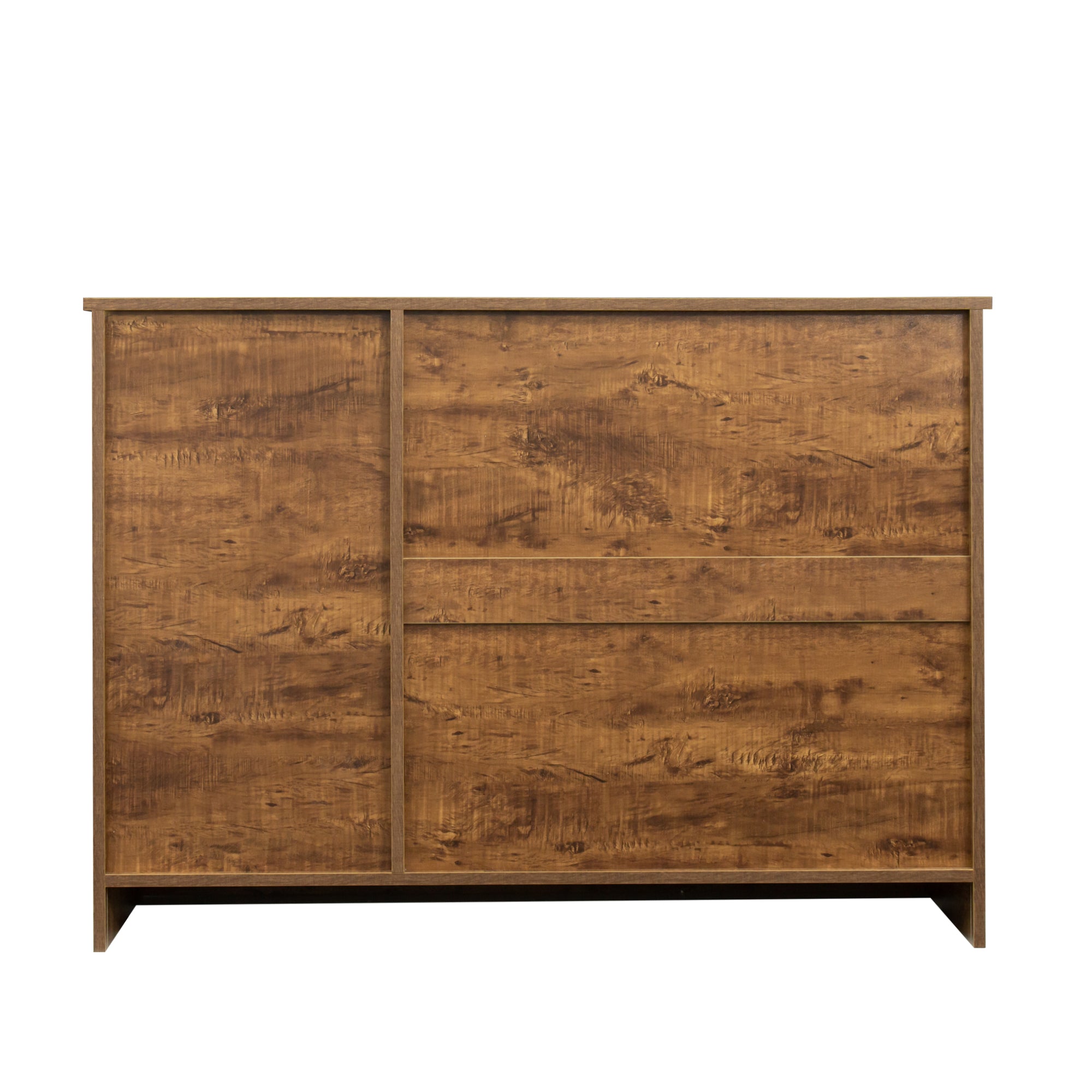 43-inch Wood Sideboard with 2 Drawers
