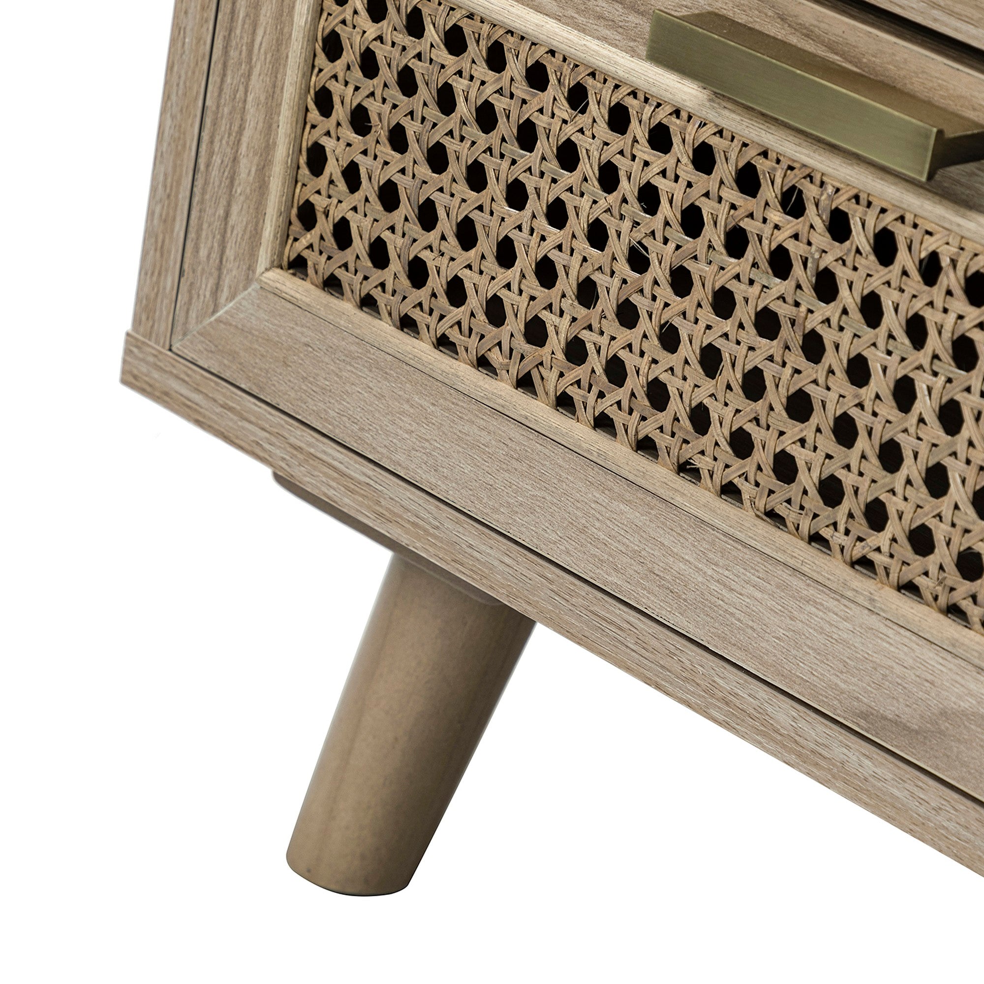 4 Drawers 16" W  Wood Chest in Natural
