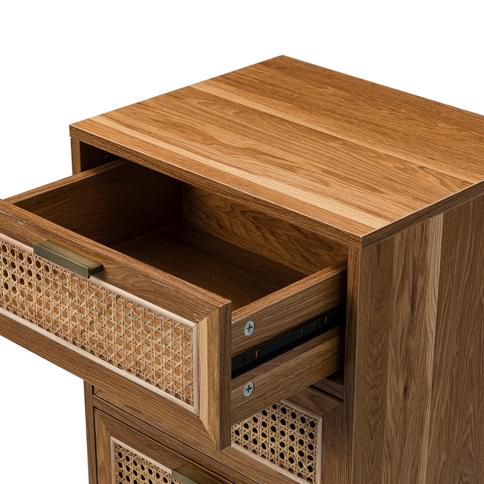 4 Drawers 16" W  Wood Chest in Natural